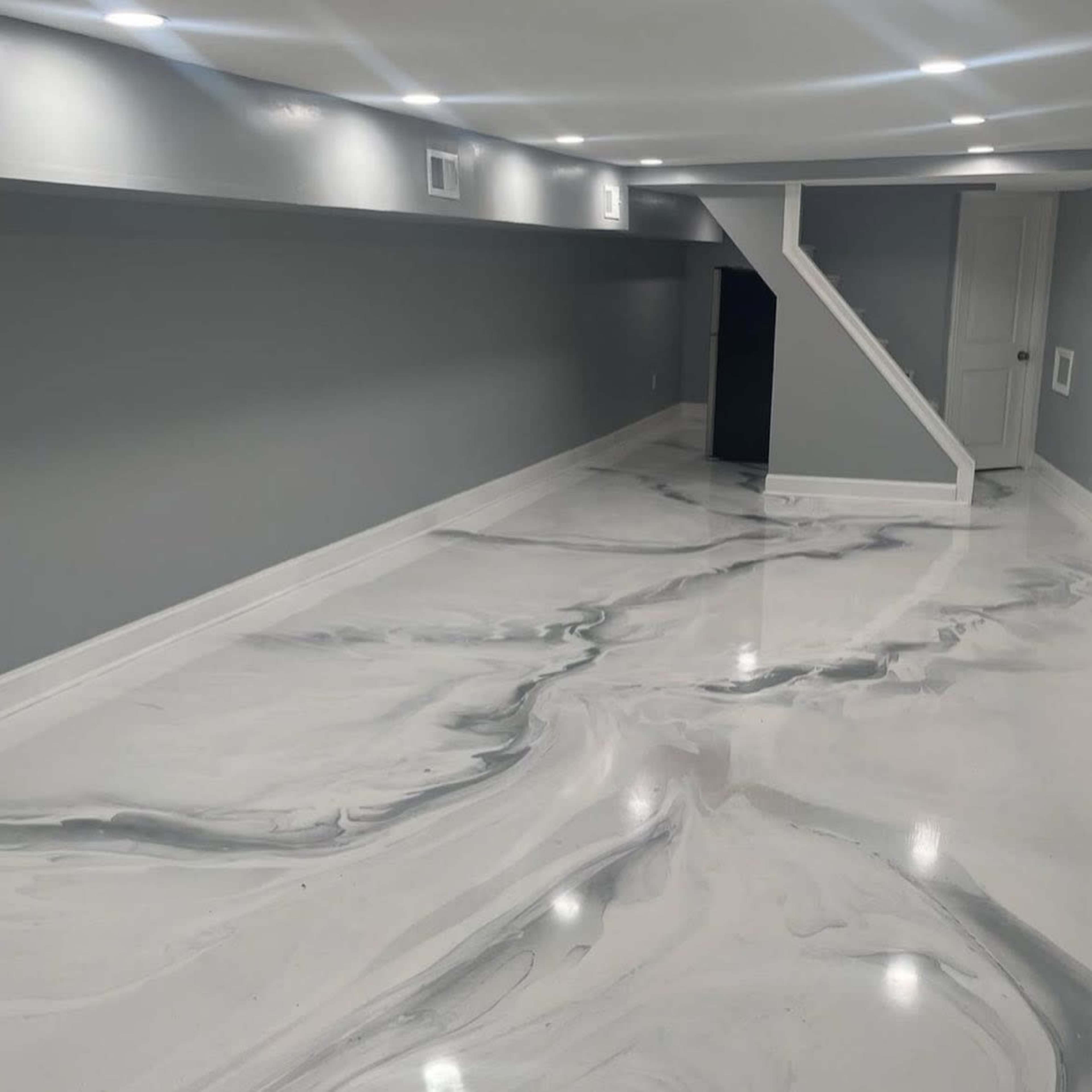 Beautiful two level epoxy flooring venue Image in Upper North Philadelphia, Philadelphia, PA