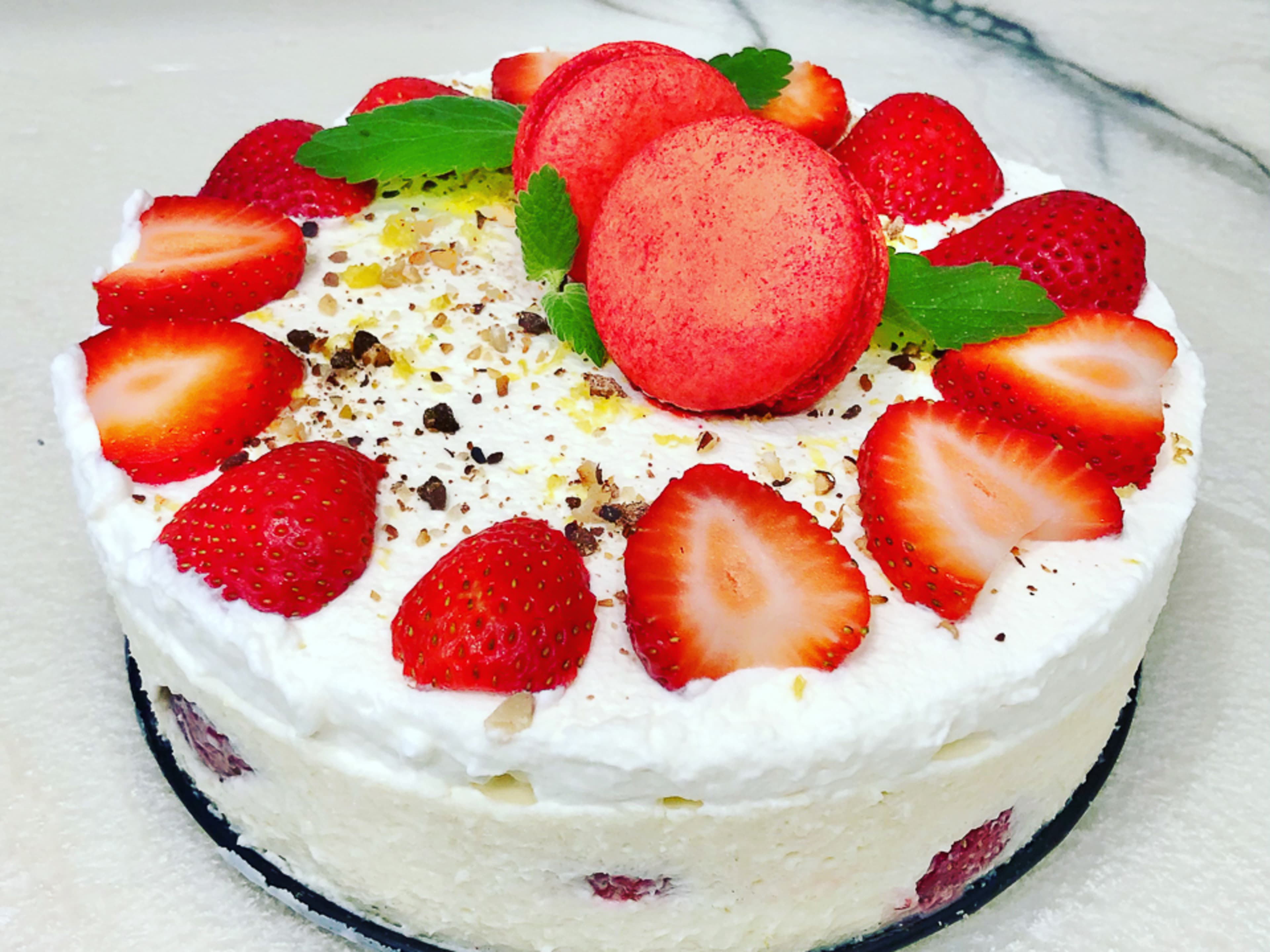 Gourmet Strawberry Cheesecake