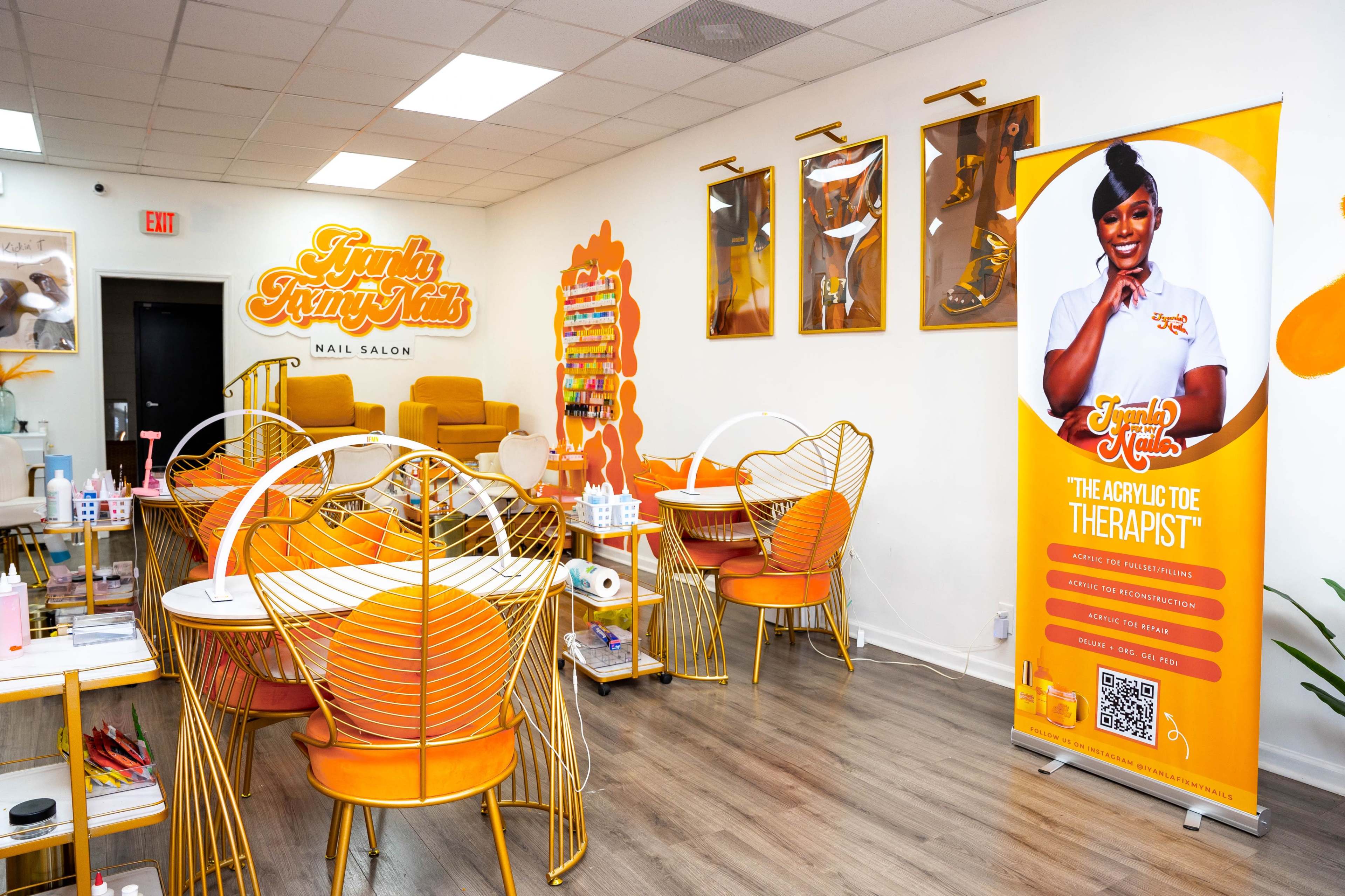Urban Upcale Nail Salon Image in Mountain Park, Stone Mountain, GA