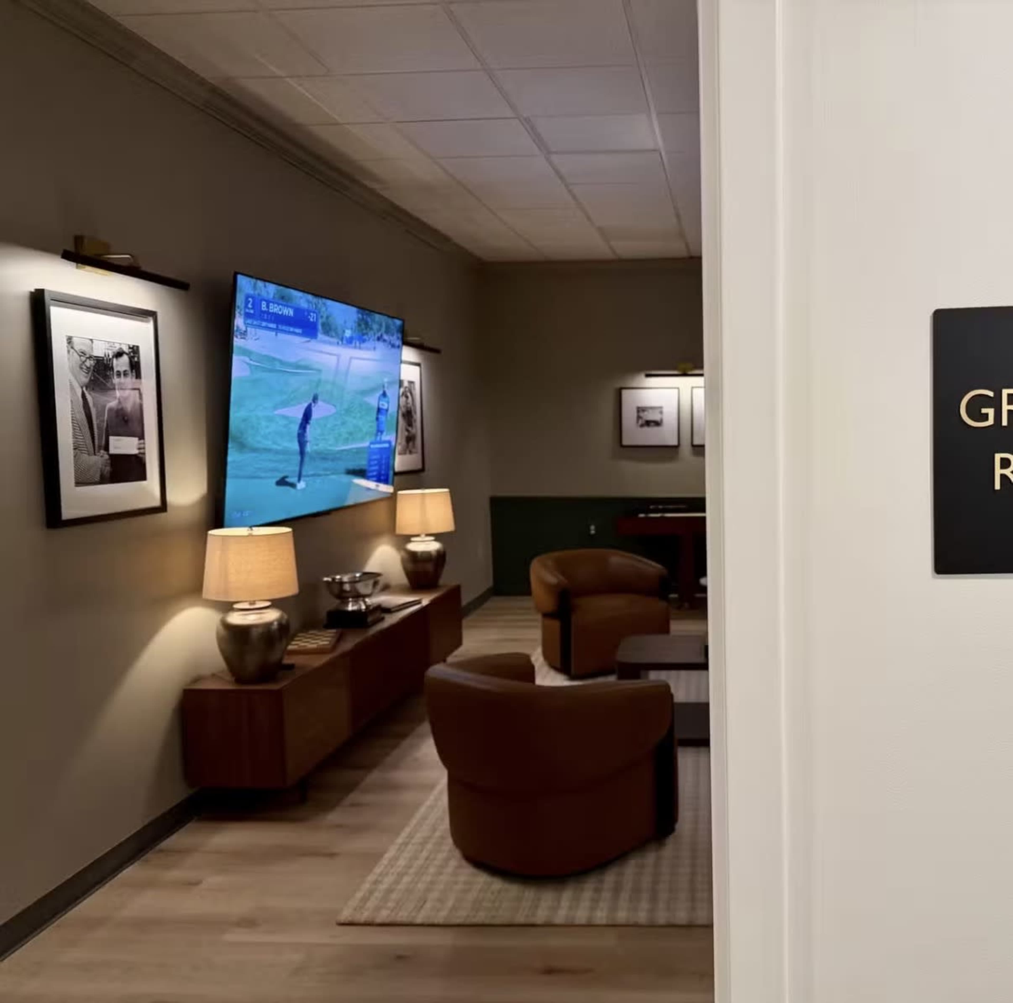 Unique Golf Themed Conference Room Image in Bainbridge Township, Chagrin Falls, OH