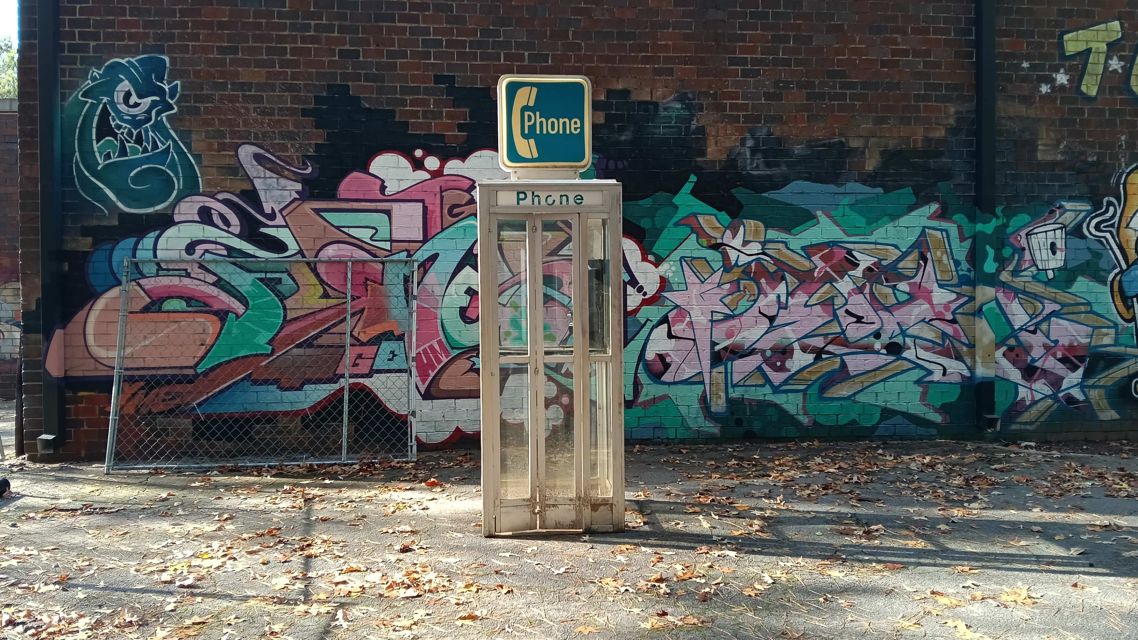 Retro Urban Phone Booth Set for Film, Music Videos, & Photography Image in Chamblee, Atlanta, GA