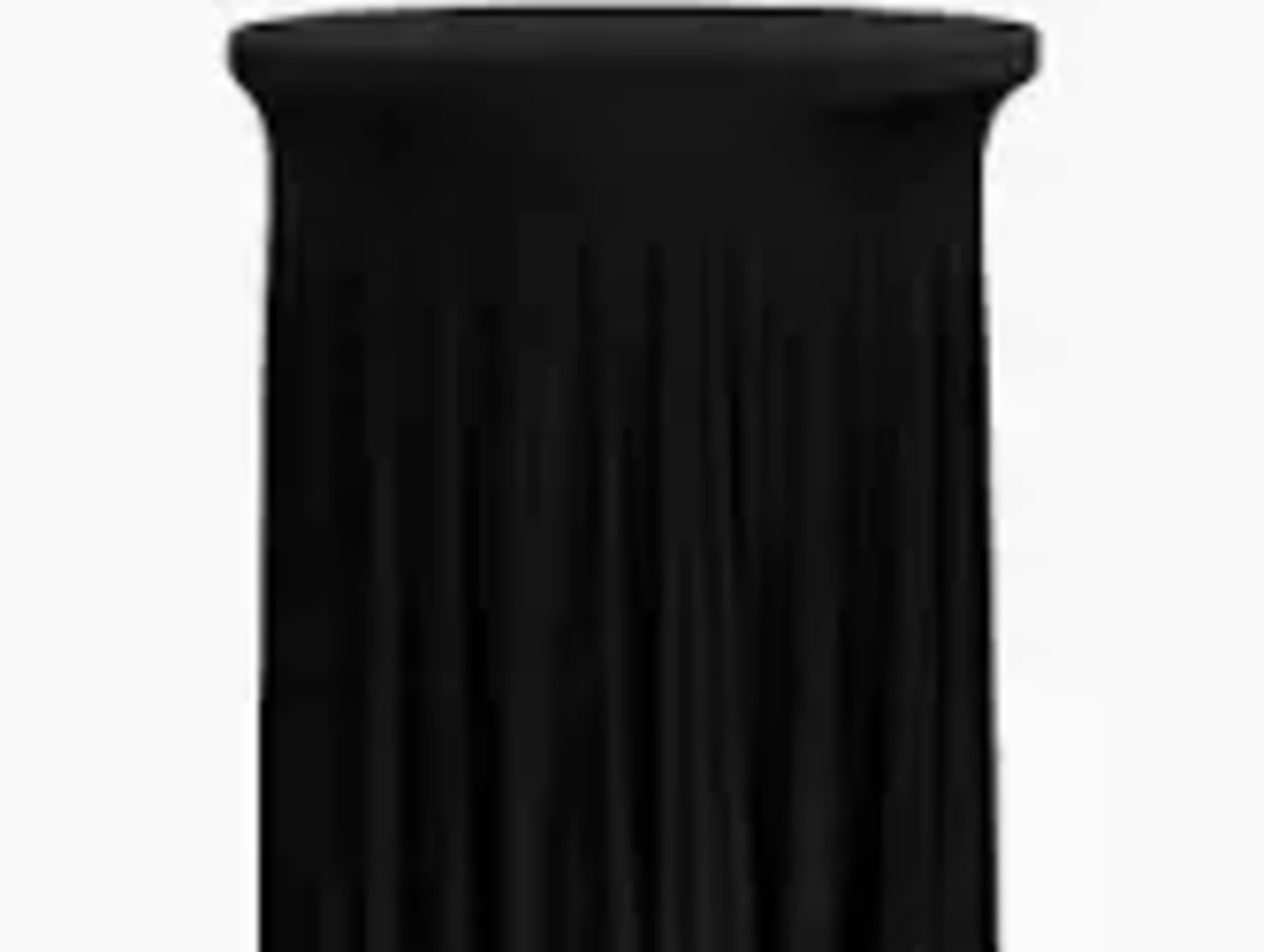 Black Tablecloth - cocktail table sized