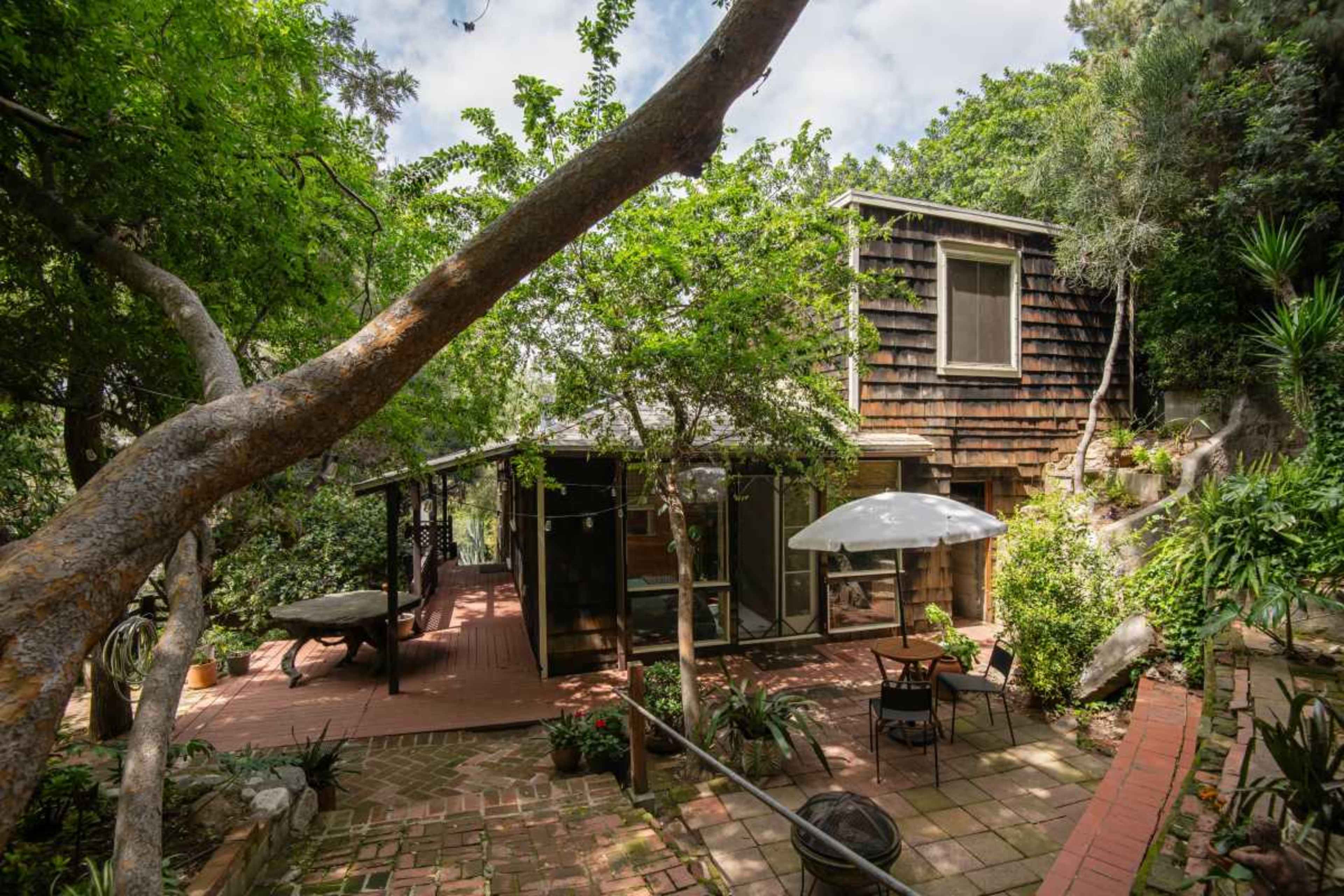 Artist Cabin with Secret Garden Image in Echo Park, Los Angeles, CA