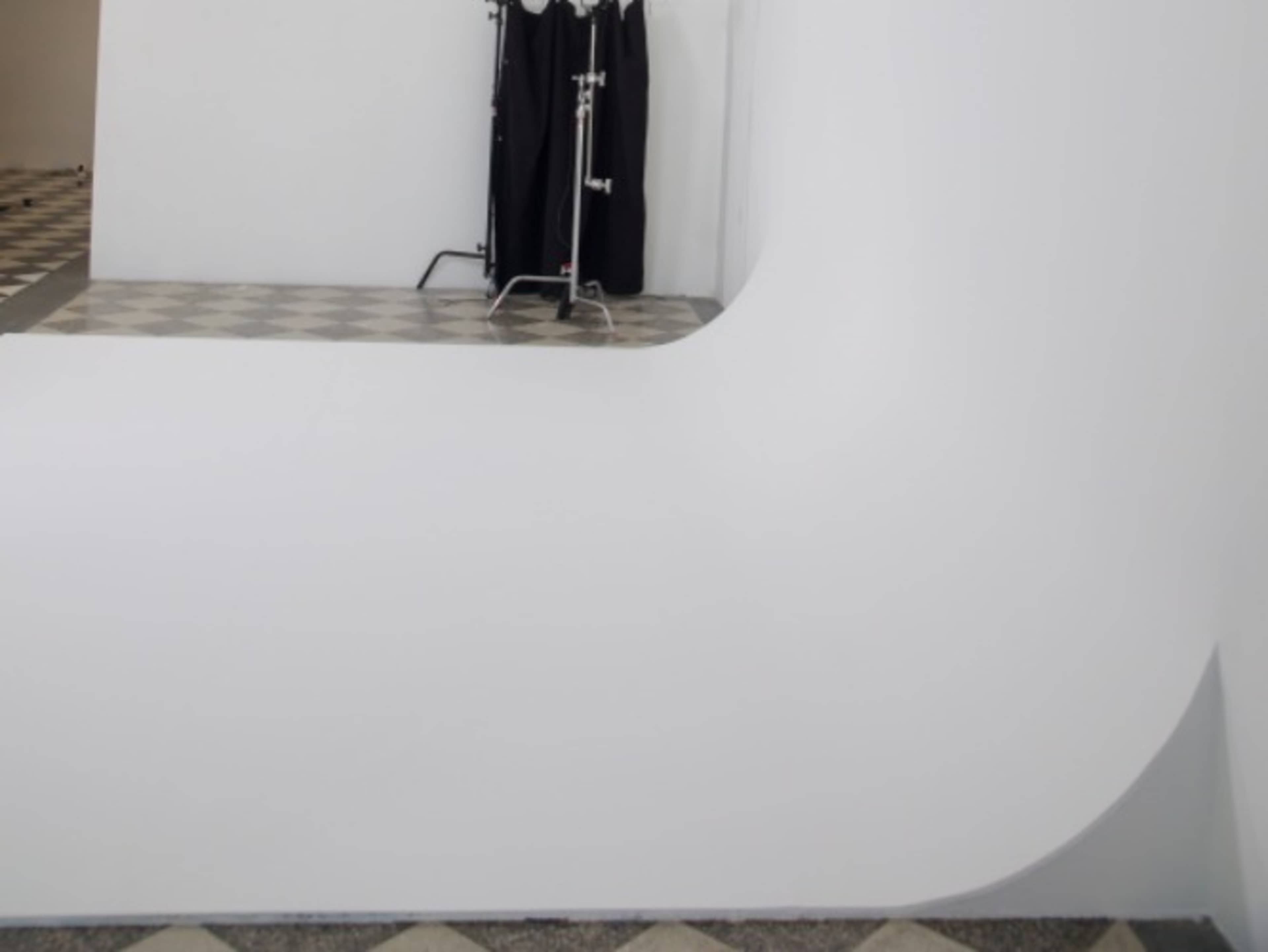 Fresh coat of paint on cyc