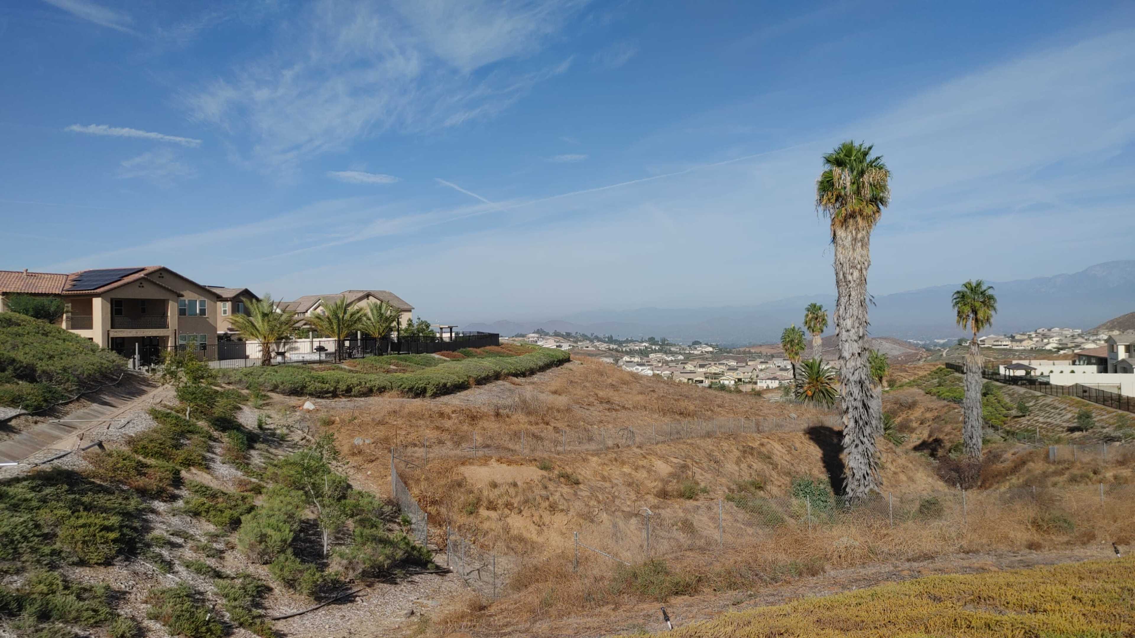 Suburban Farmhouse Style Backyard with Expansive Inland Empire Views Image in , Riverside, CA