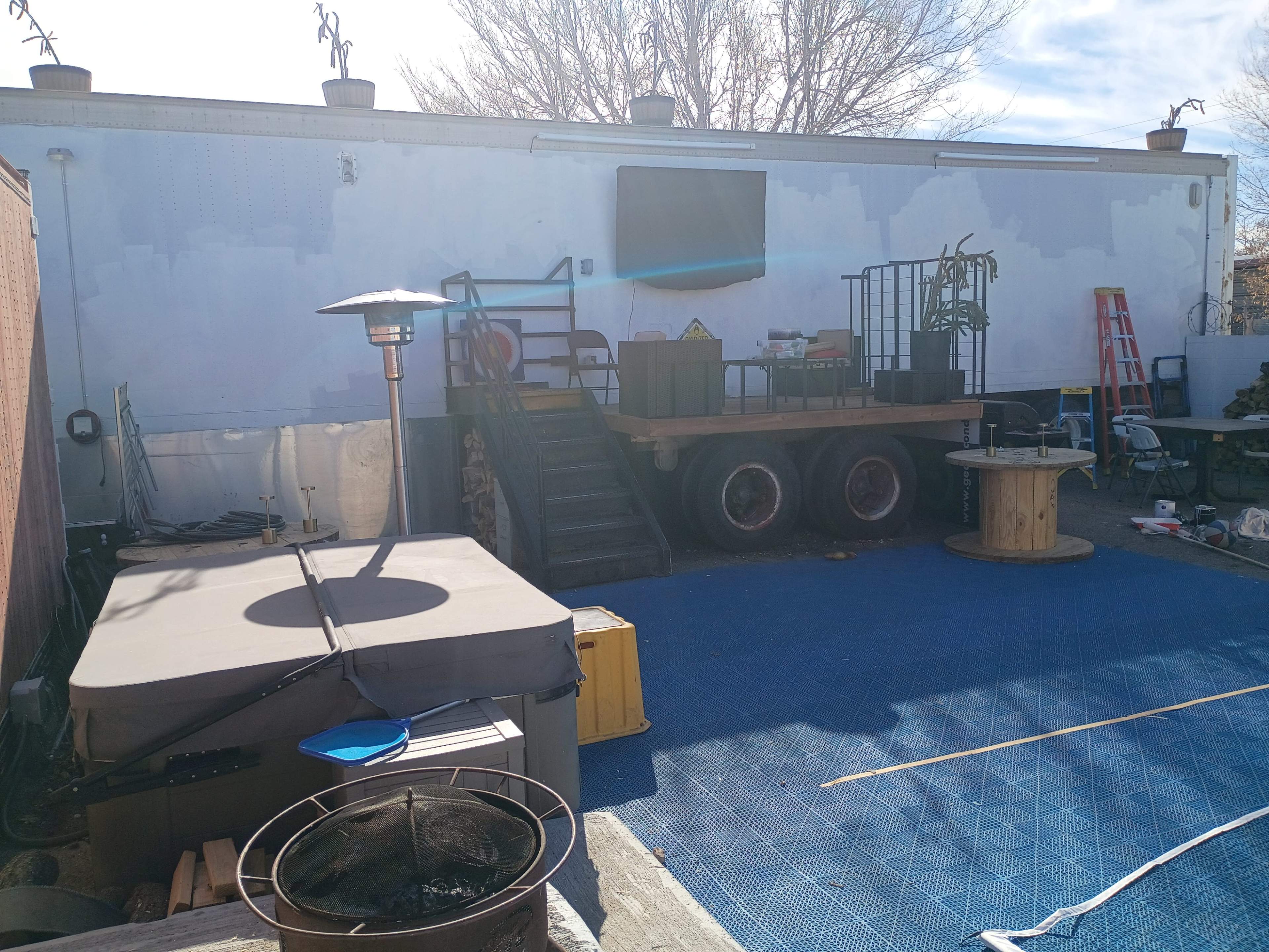 Industrial Graffiti Art Space with Skyline View Image in Trumbull Village, Albuquerque, NM