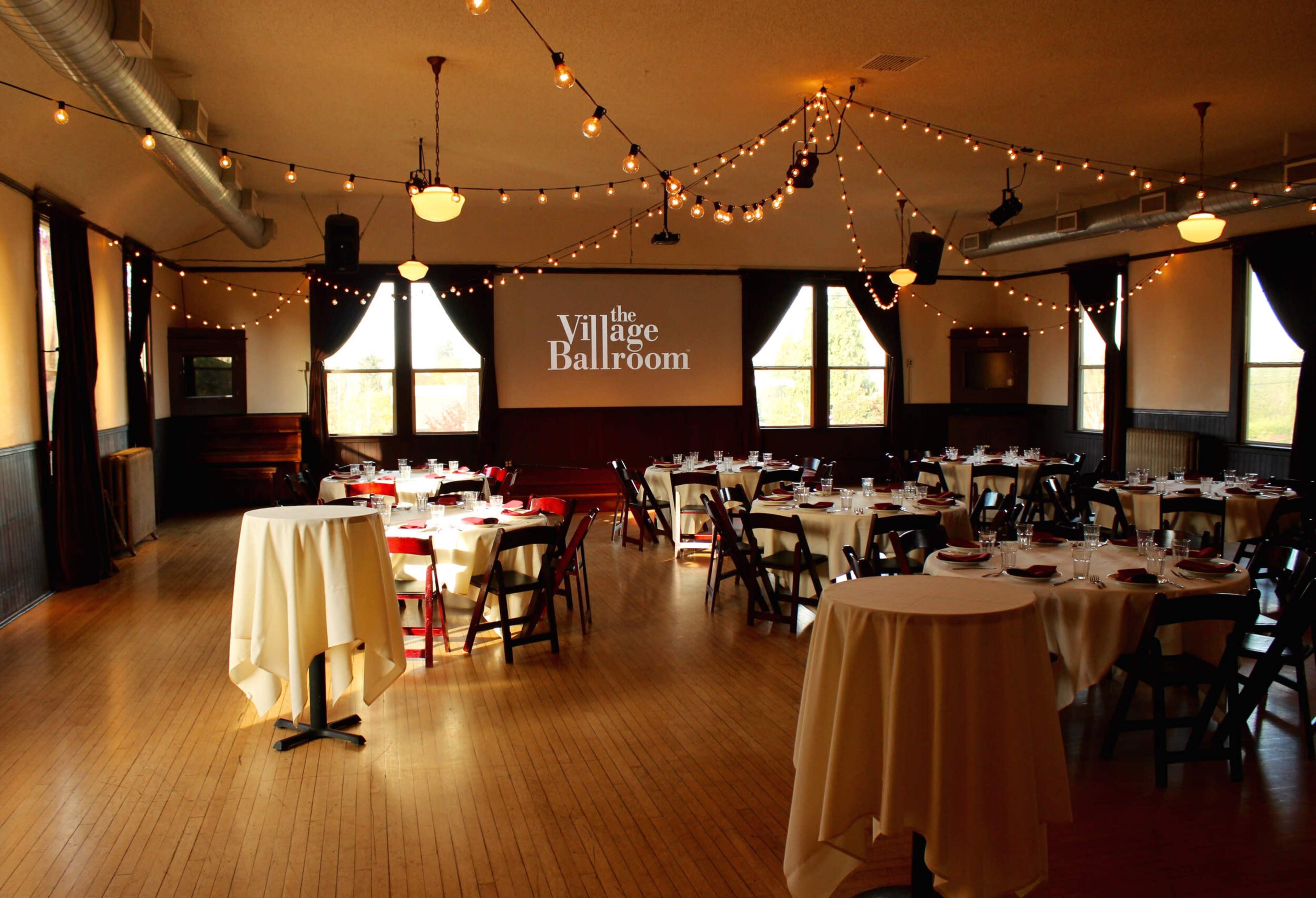 Historic Ballroom with Original Fixtures and Natural Light Image in Northeast Portland, Portland, OR