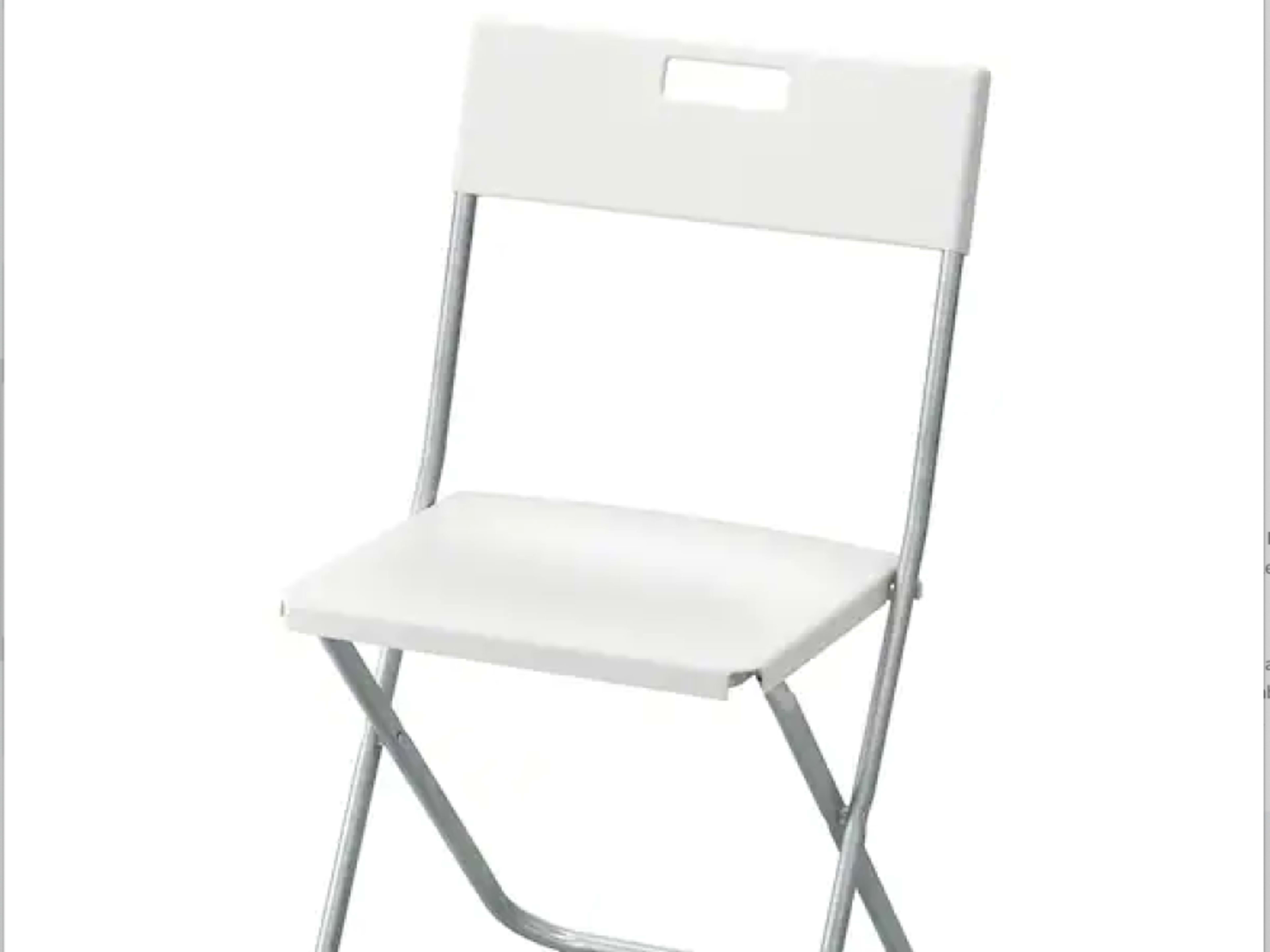 White Folding Chairs