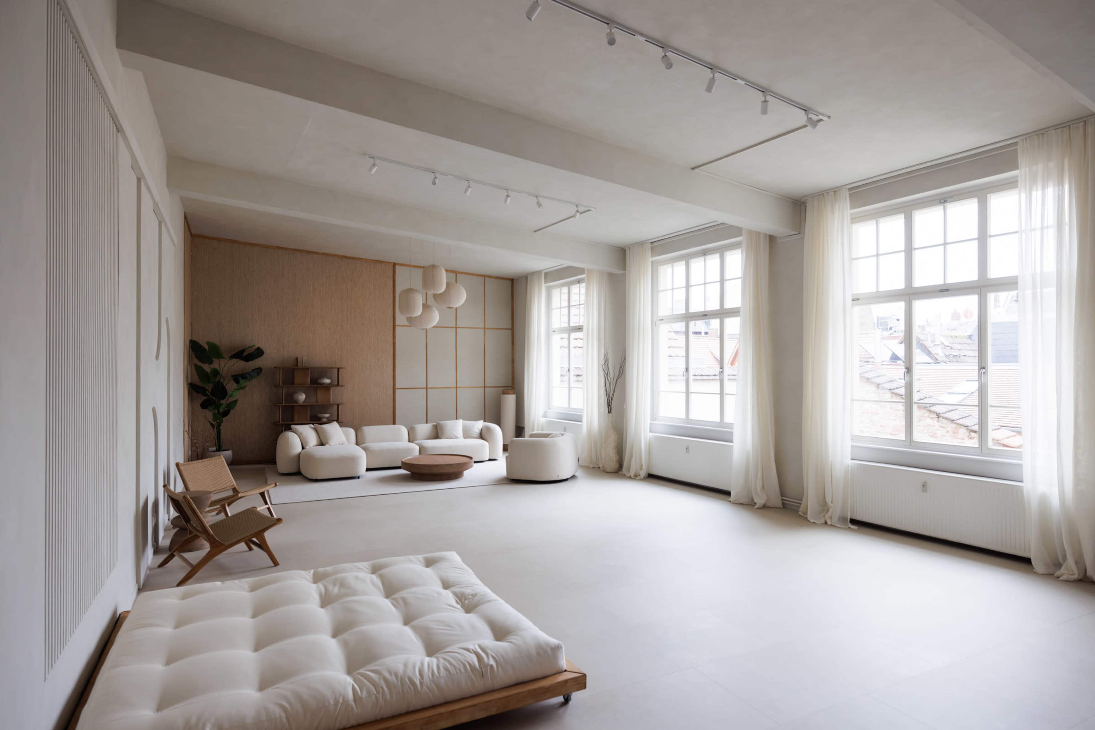 Bright Japandi Design Loft Studio Image in Höchst, Frankfurt am Main