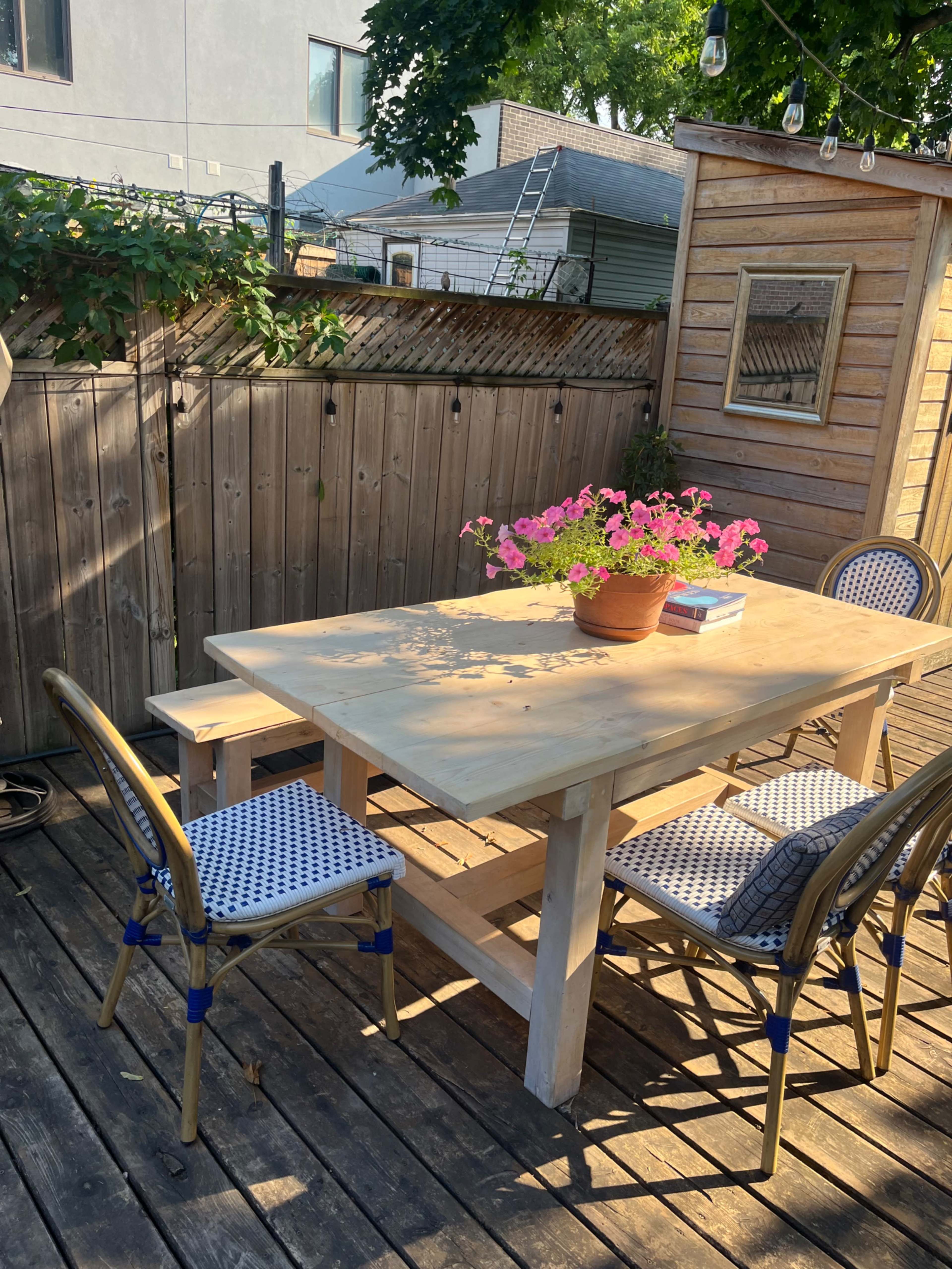 Cute private backyard in Leslieville Image in South Riverdale, Toronto, ON