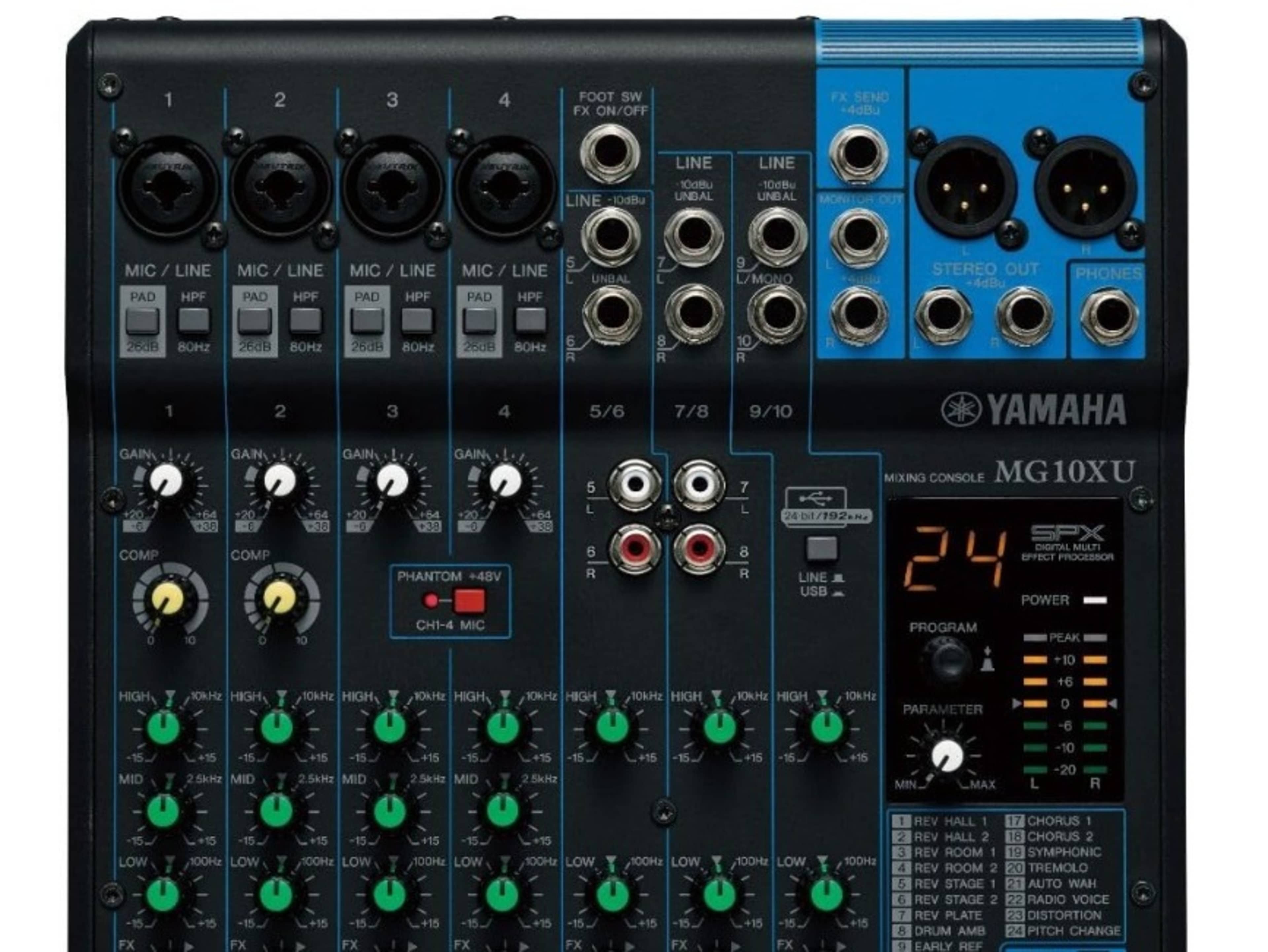 Yamaha MG10XU Mixer – Professional Audio Control