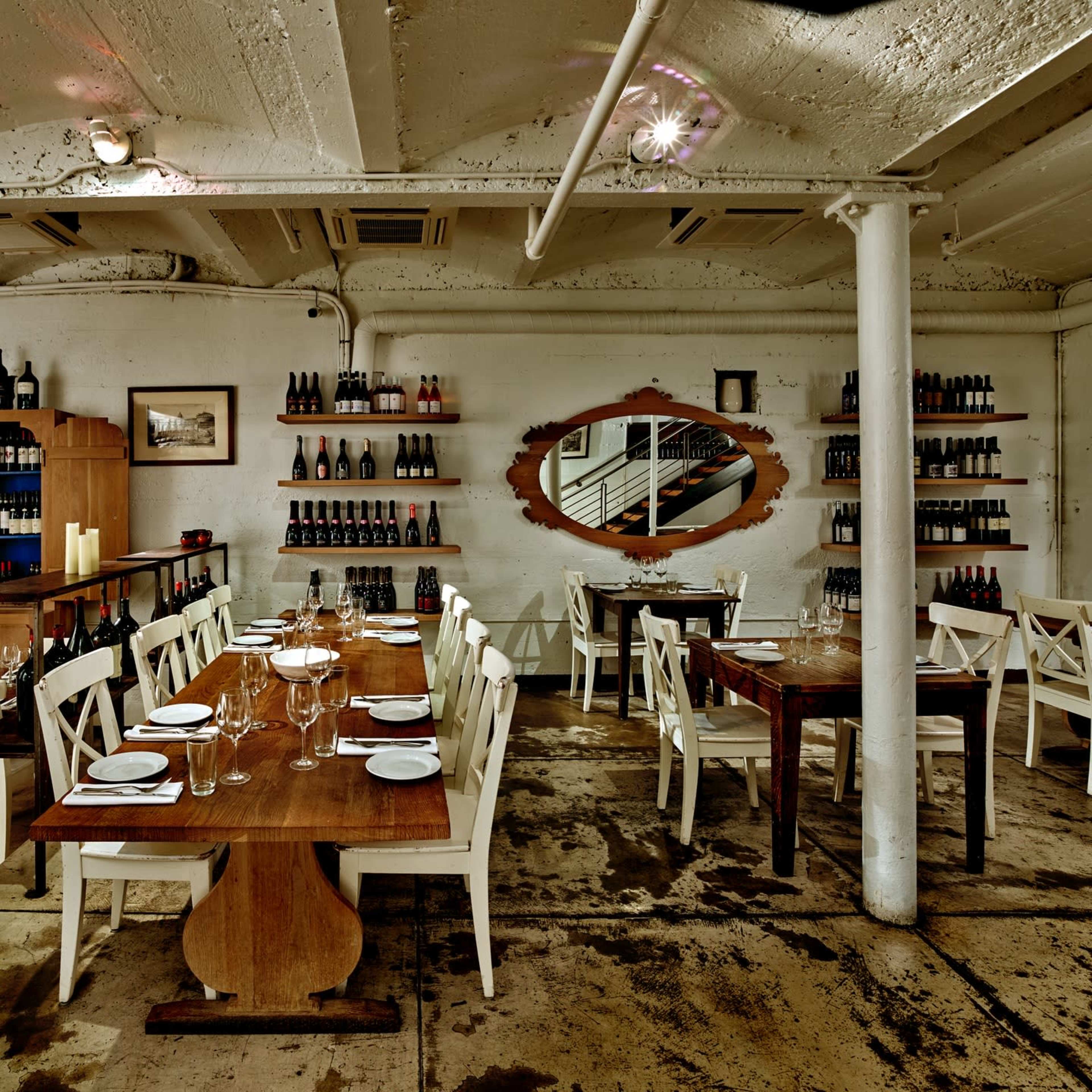 Full Cellar Buyout in Stunning Italian Restaurant Image in Mid-Market, San Francisco, CA