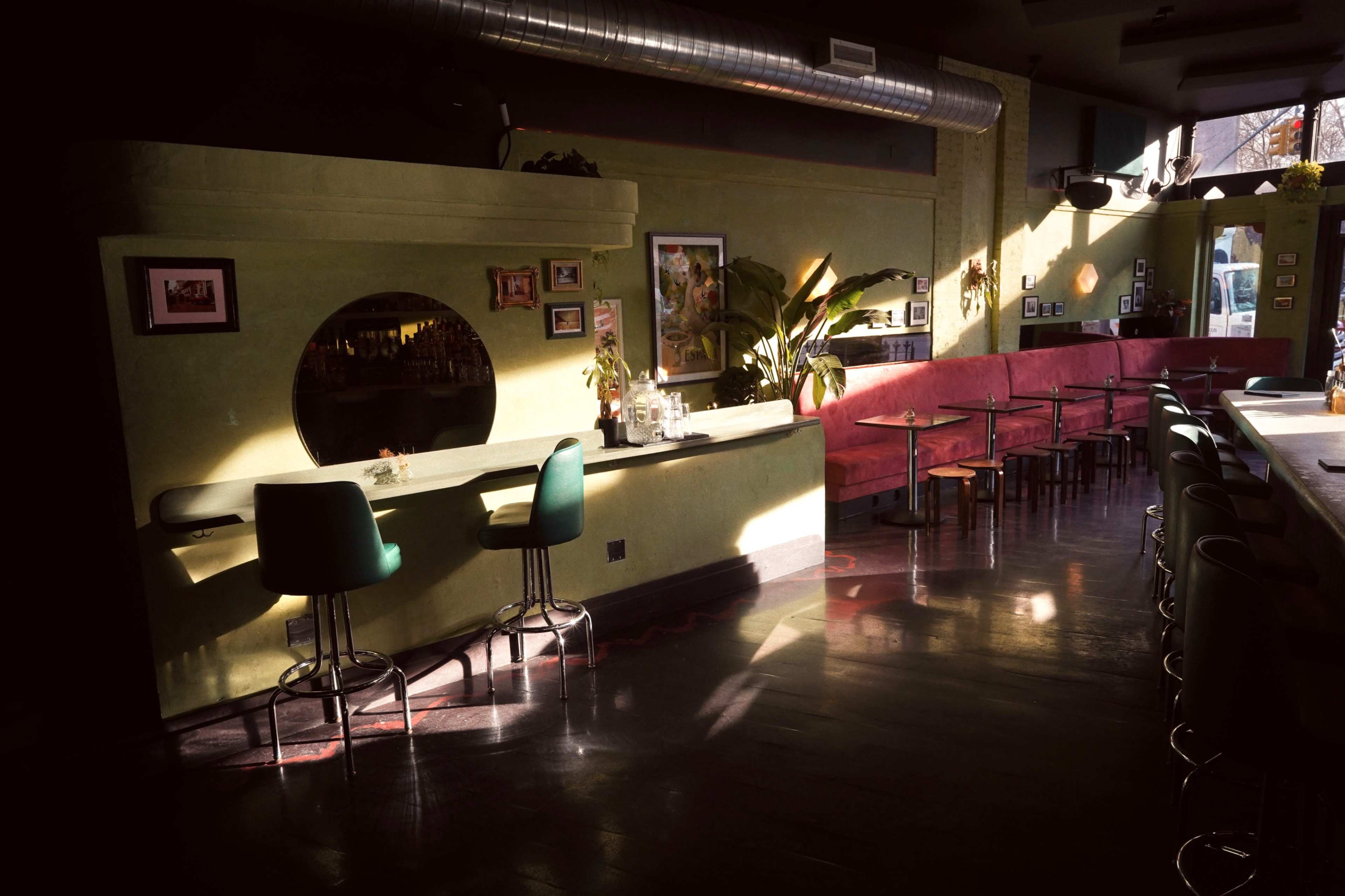 Tropical Art Deco Cocktail Bar Image in Clinton Hill, Brooklyn, NY