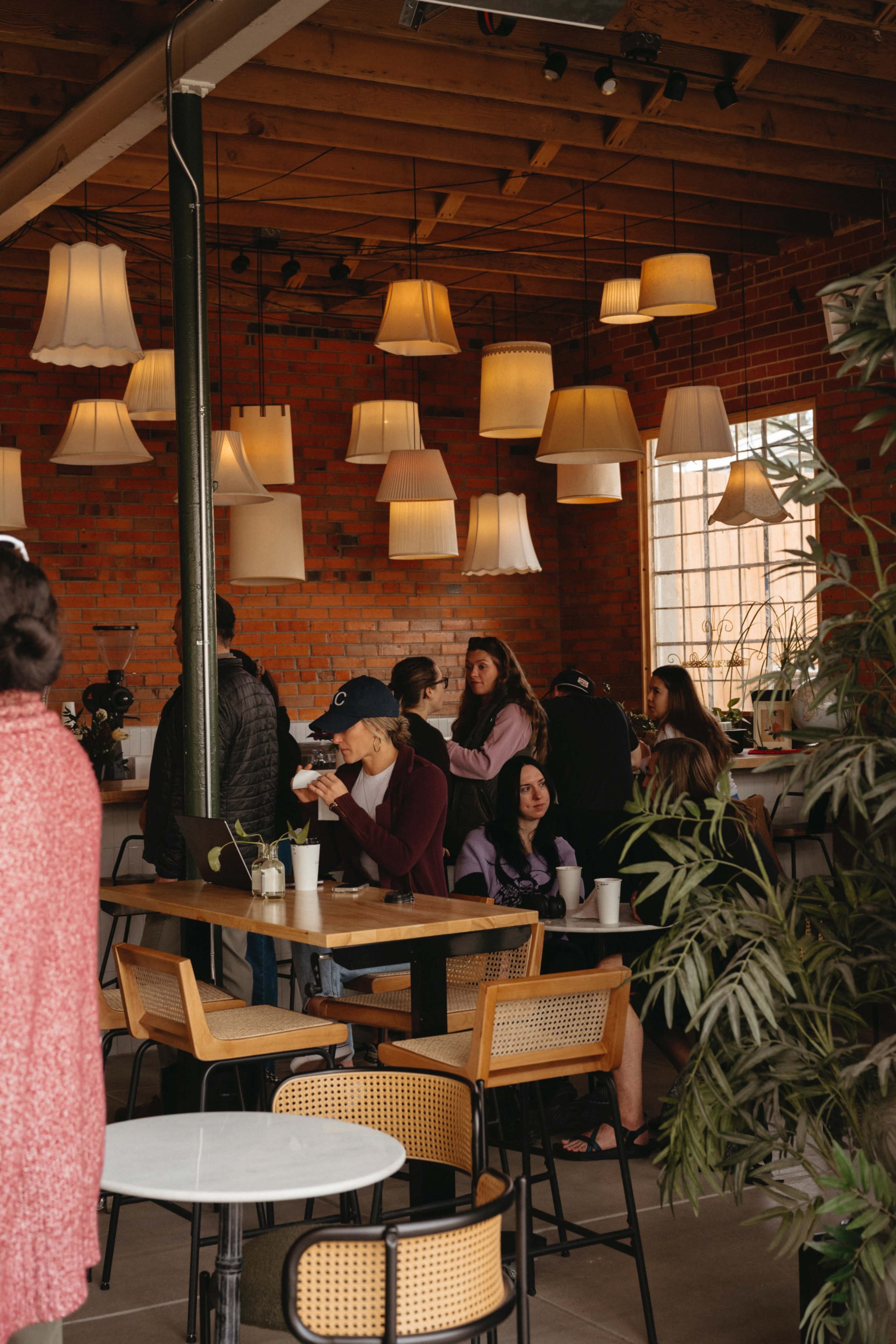 Converted gas station to charming and cozy coffee shop at Sloans Lake. Image in West Colfax, Denver, CO