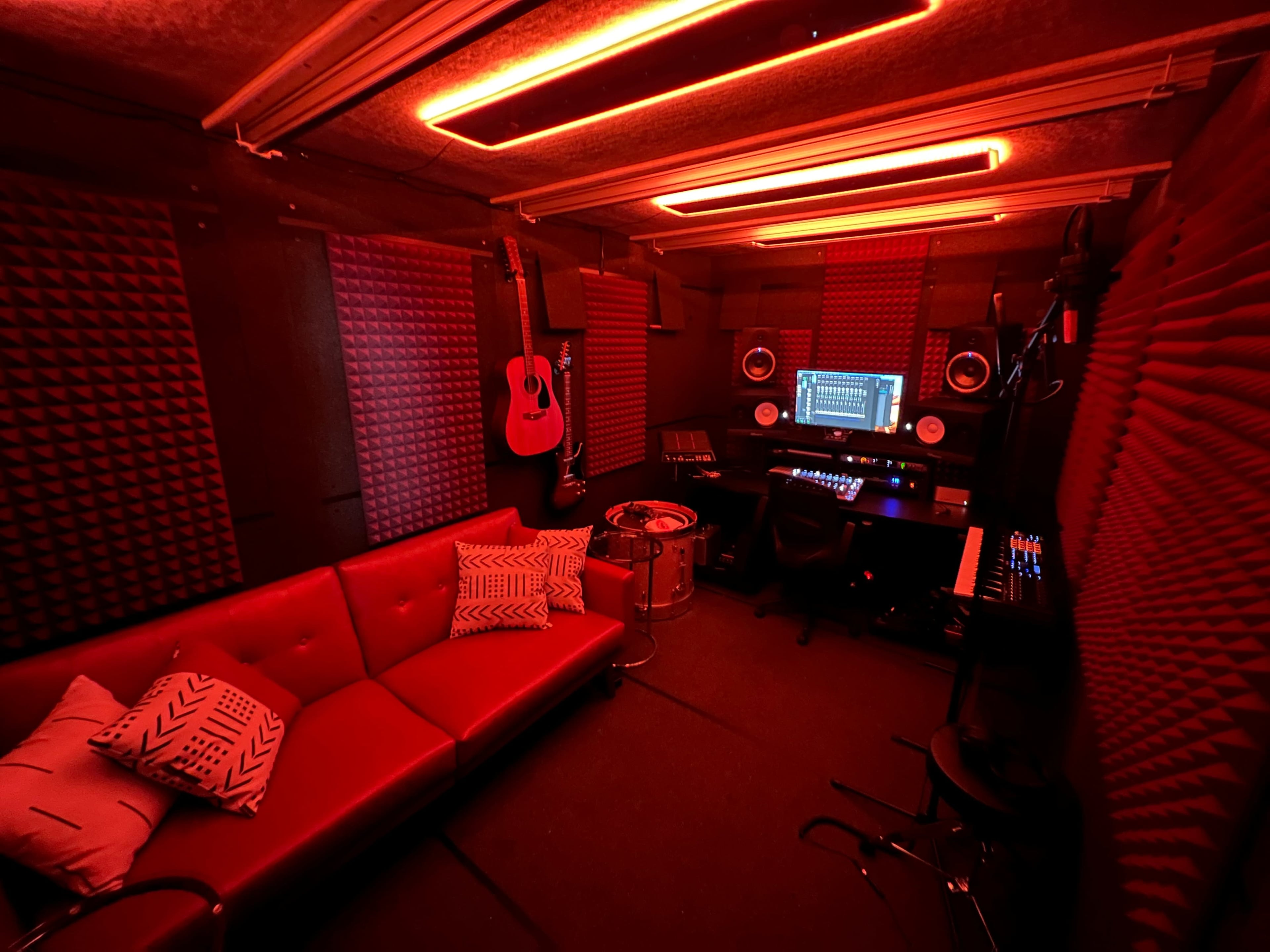 Downtown Recording Studio with Skyline View and a State of the Art Whisper Room Recording Studio. Image in Downtown, Raleigh, NC