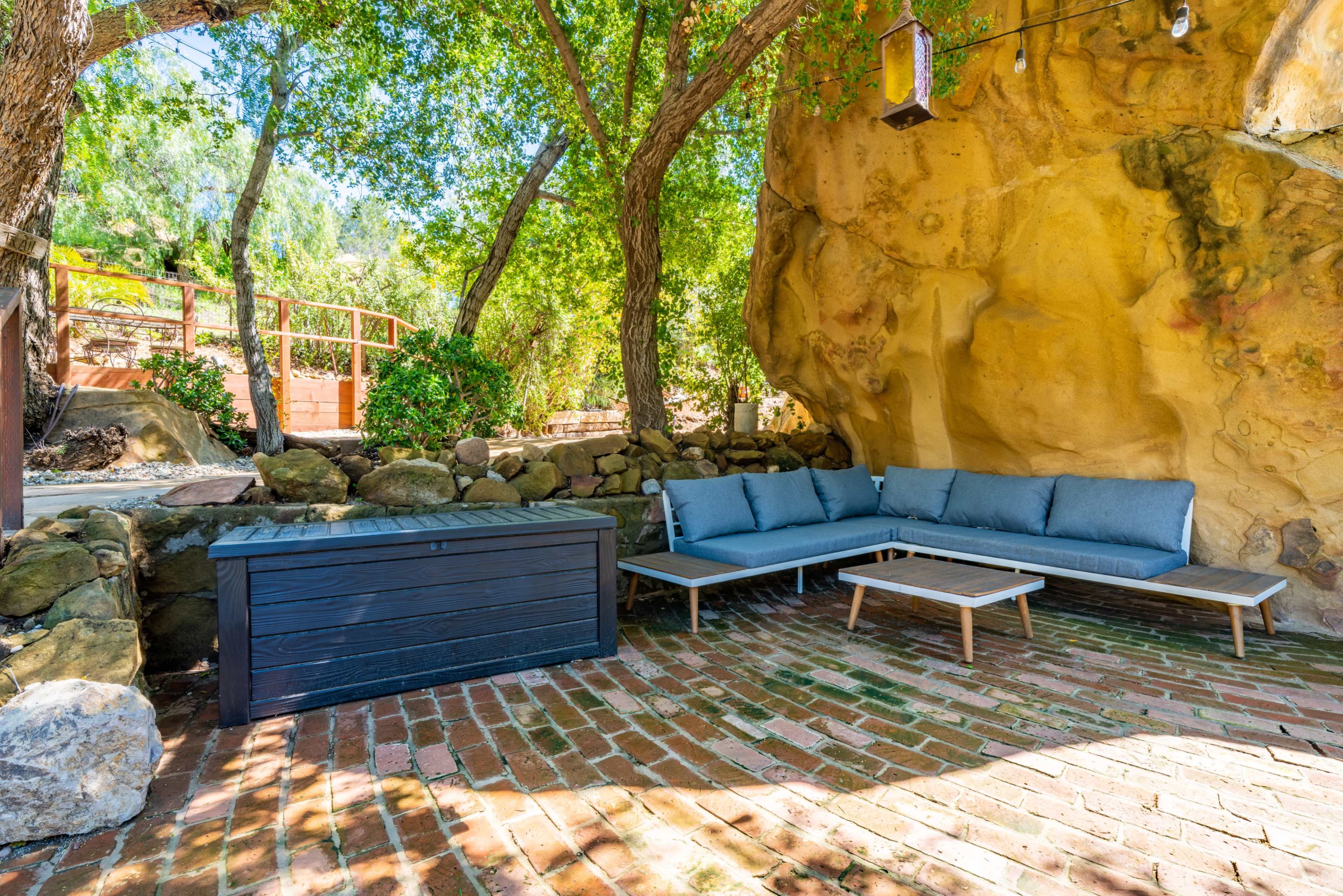 1930s Whimsical Rock House with Canyon Views on 1/2 Acre Image in , Canoga Park, CA