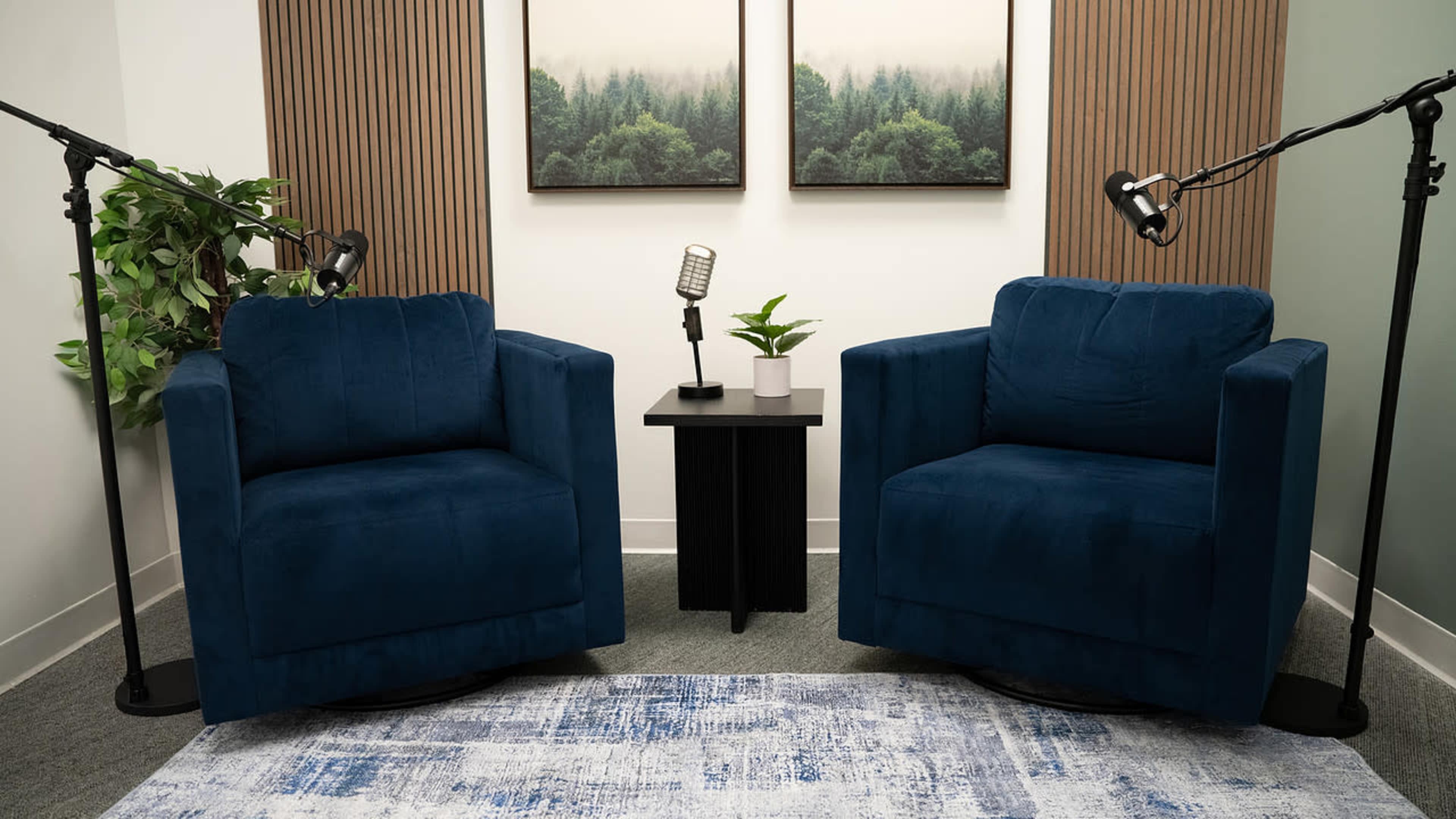 Downtown Fort Worth Podcast Studio - 2 Cameras Image in Sundance Square, Fort Worth, TX