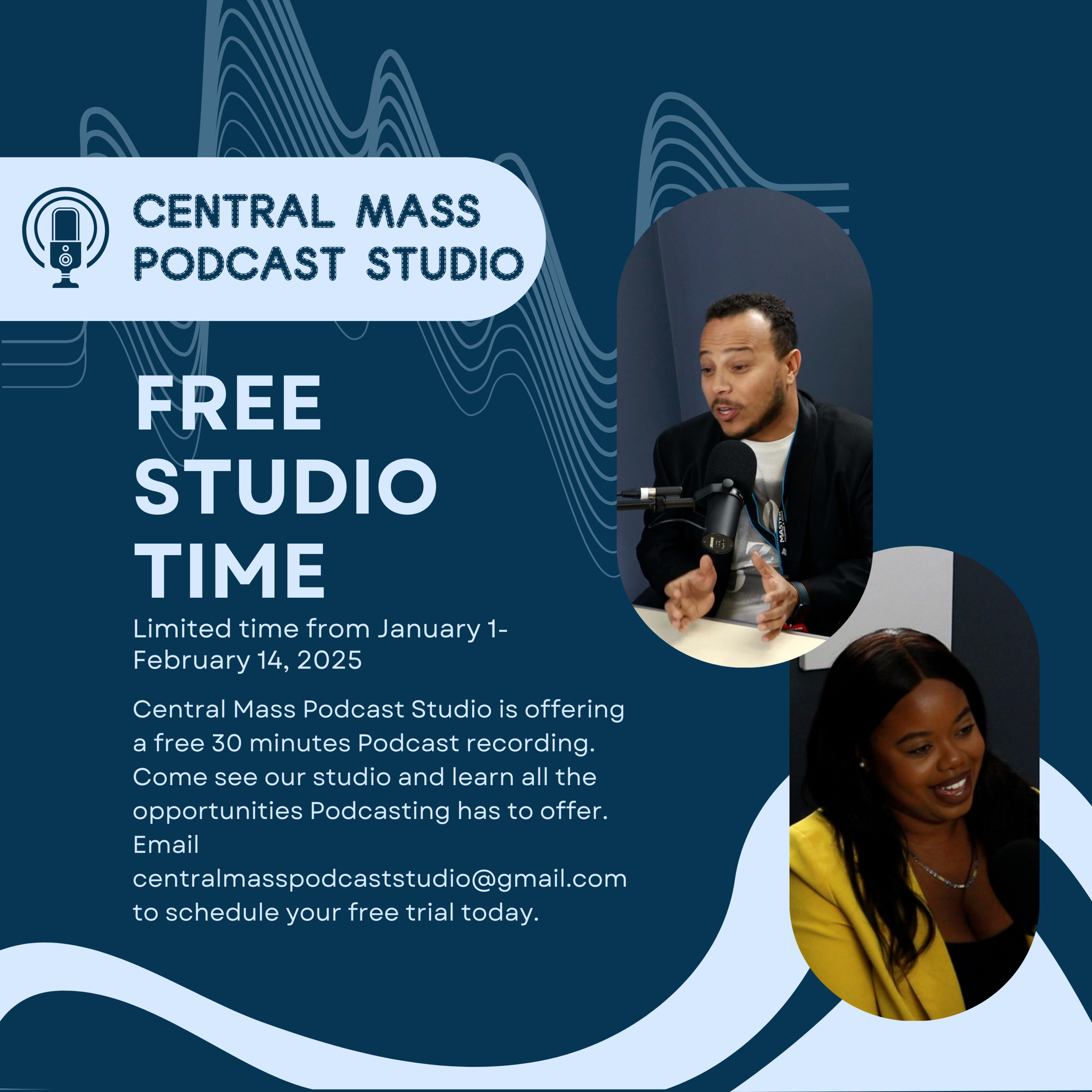 Professional Podcasting Studio Image in Framingham, Framinham, MA
