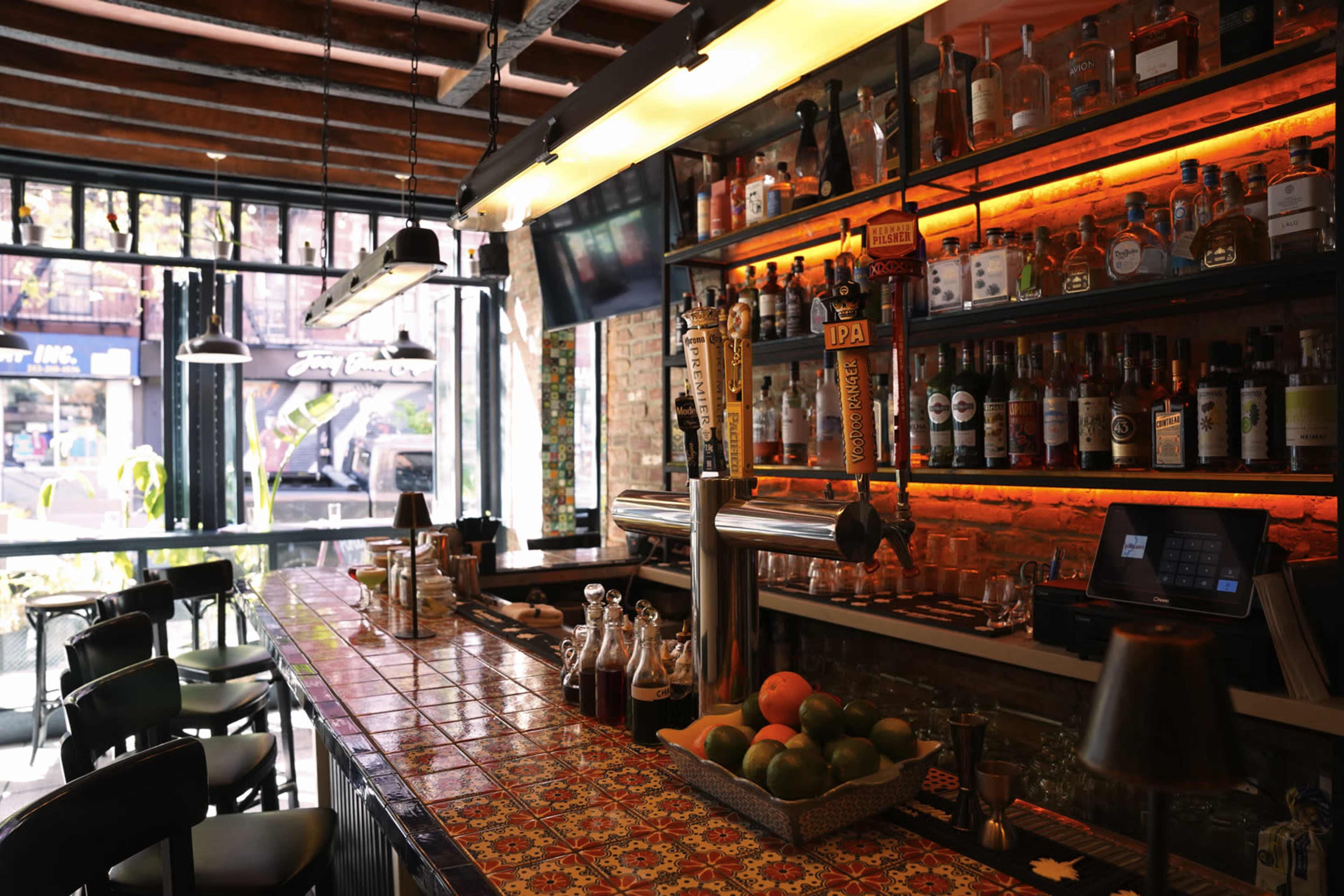 East Village rustic and artistic boutique style restaurant Image in Lower Manhattan, New York, NY