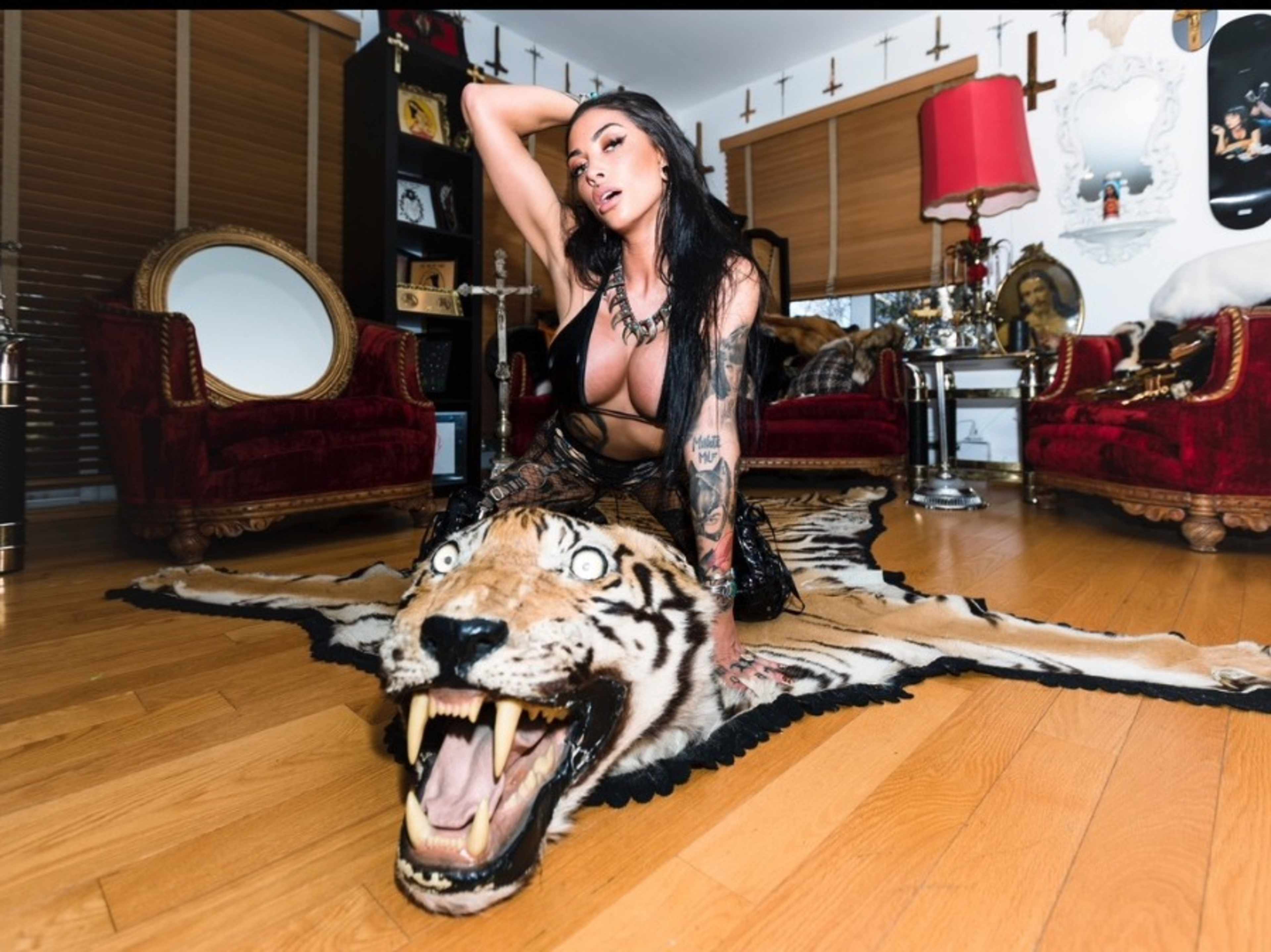 Real Tiger rug