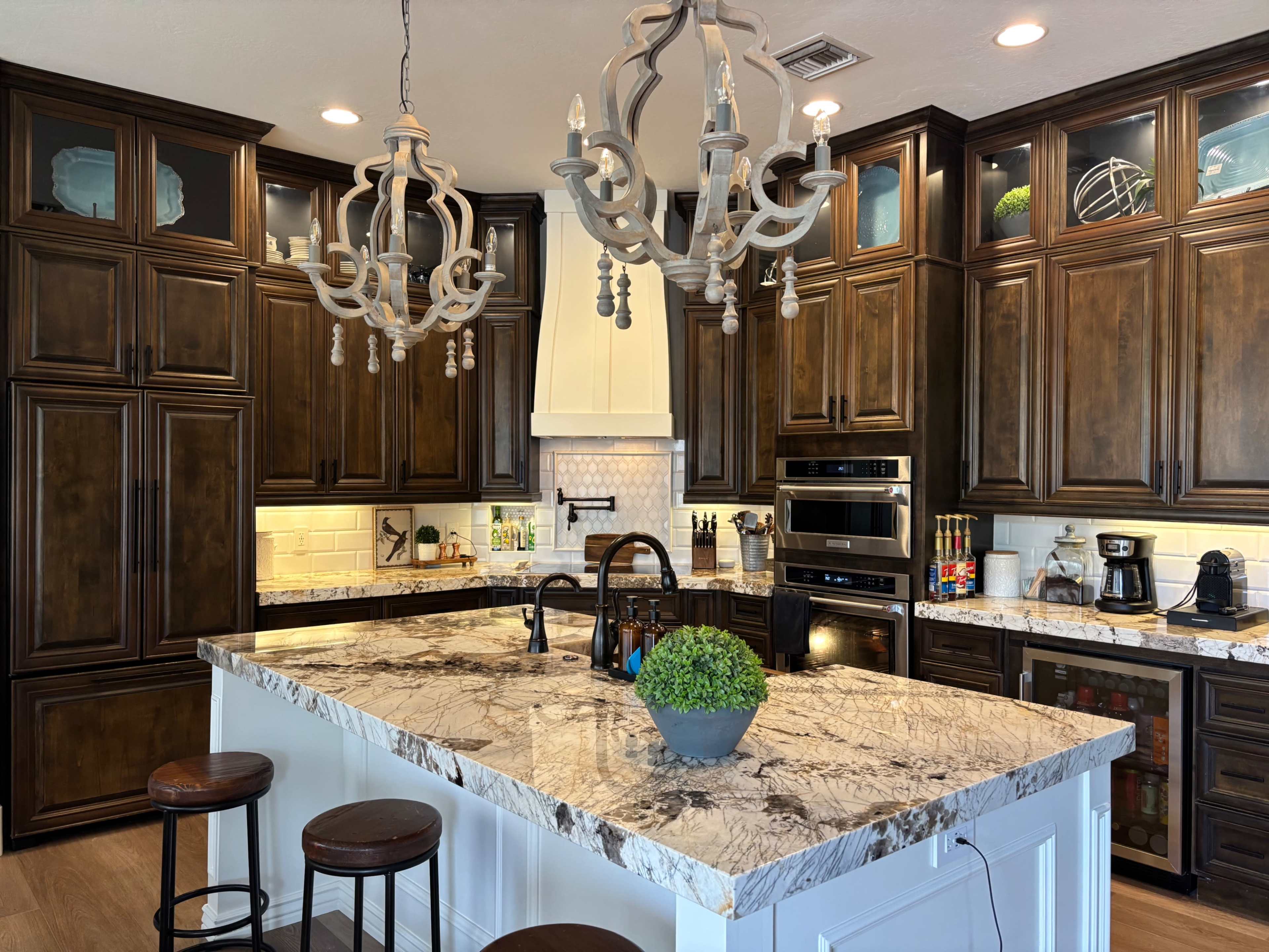 Rustic home with green landscaping Image in Sonoqui Creek Ranch, Queen Creek, AZ