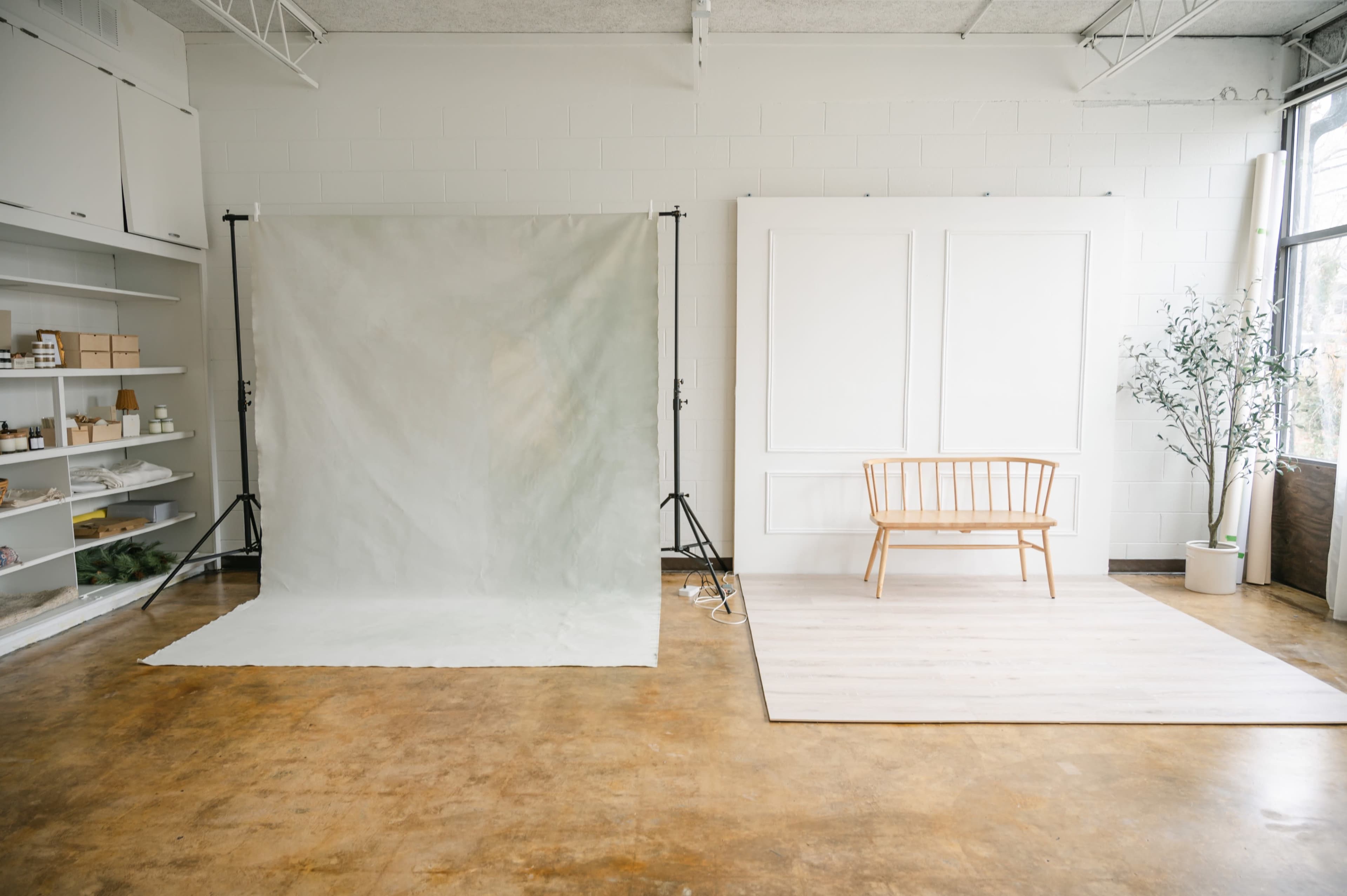 New! Minimalist Photo Studio near Downtown Salisbury located in The Commons at The Abbey. Image in Salisbury, Salisbury, NC