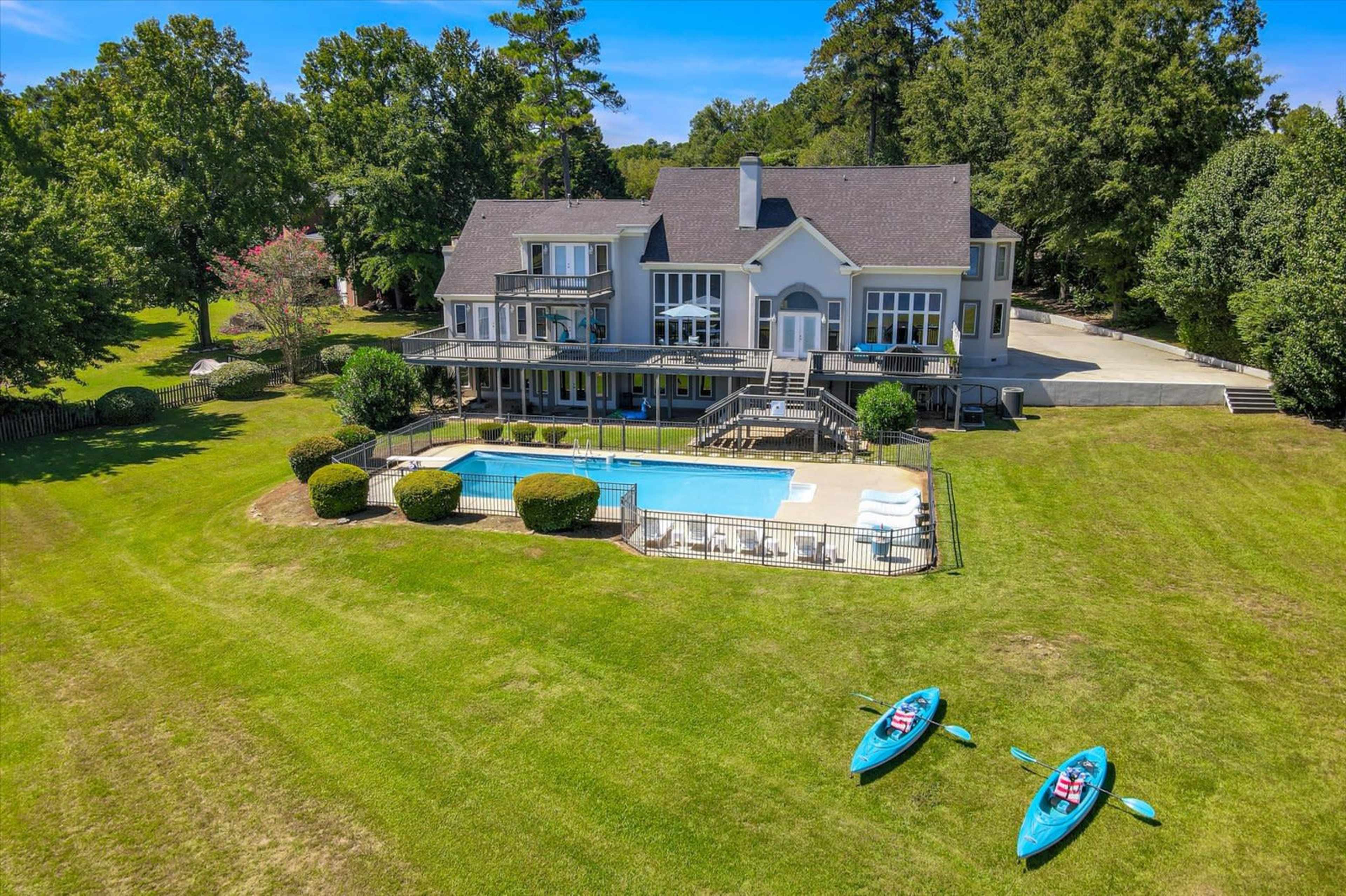 Lakeside Luxury Estate with Pool & Scenic Views Image in , Evans, GA