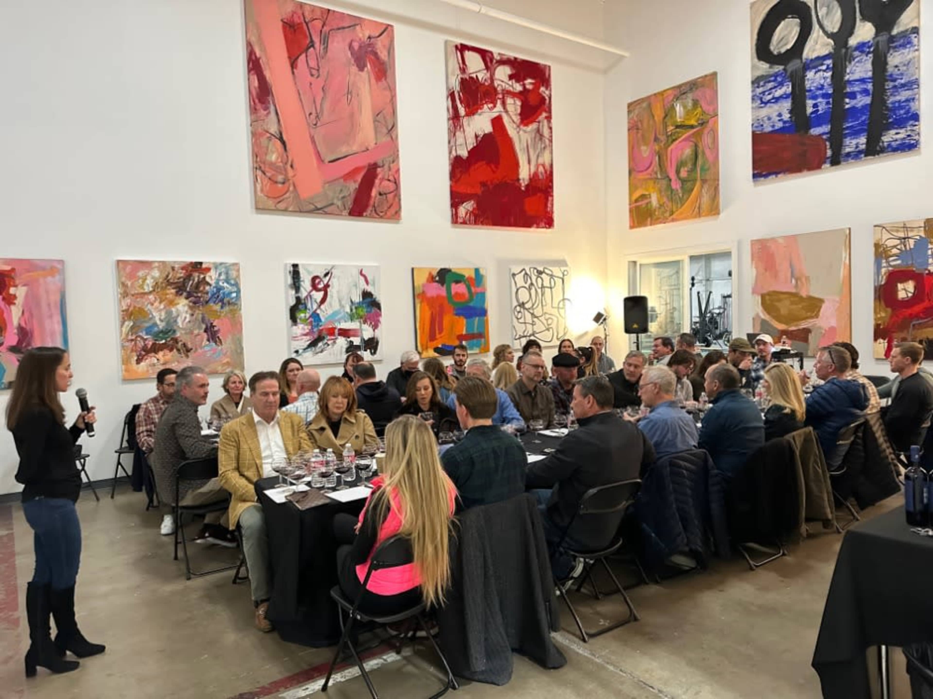 6 ft Banquet Tables and Black Linens