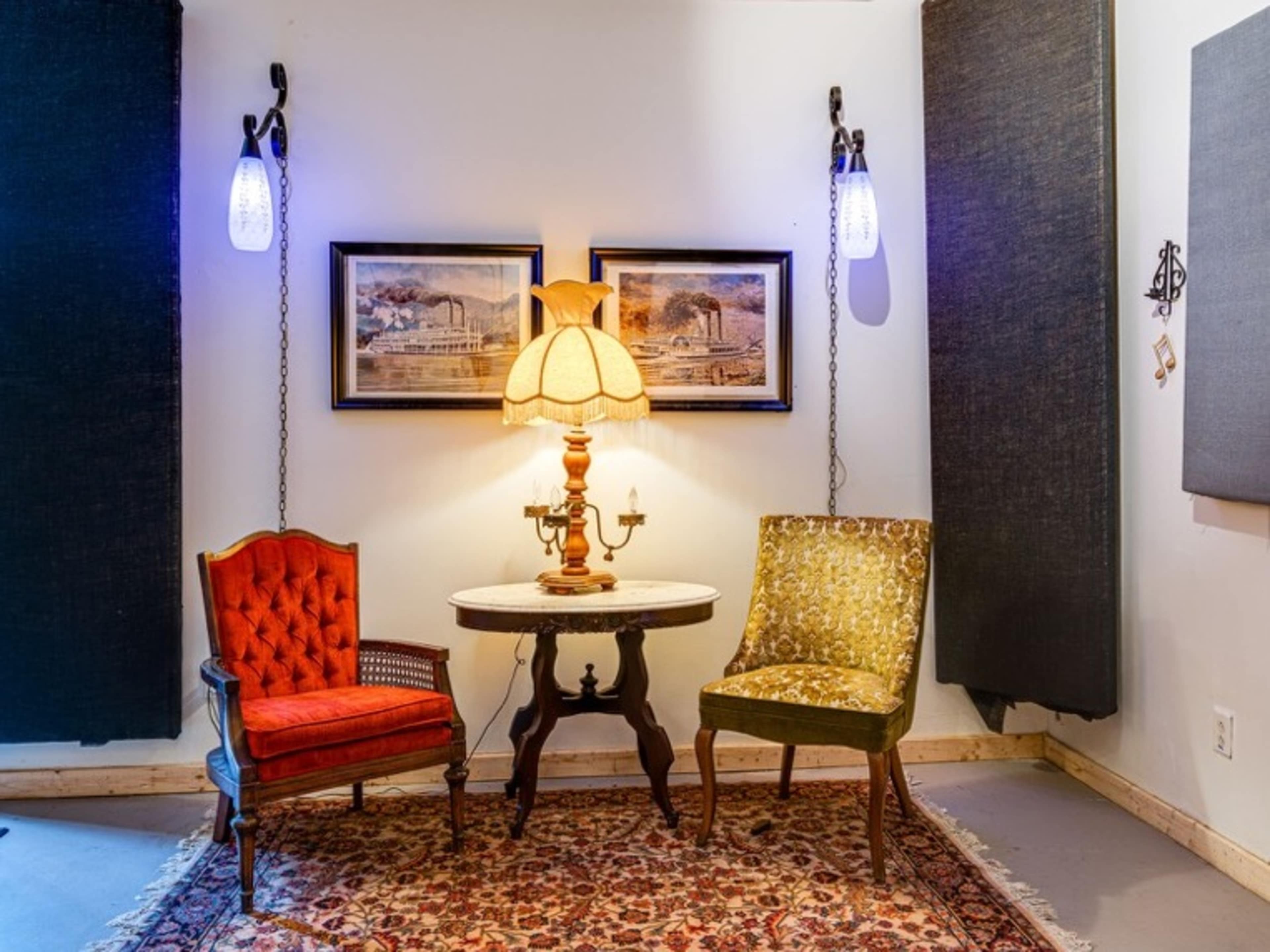 Vintage furniture set up