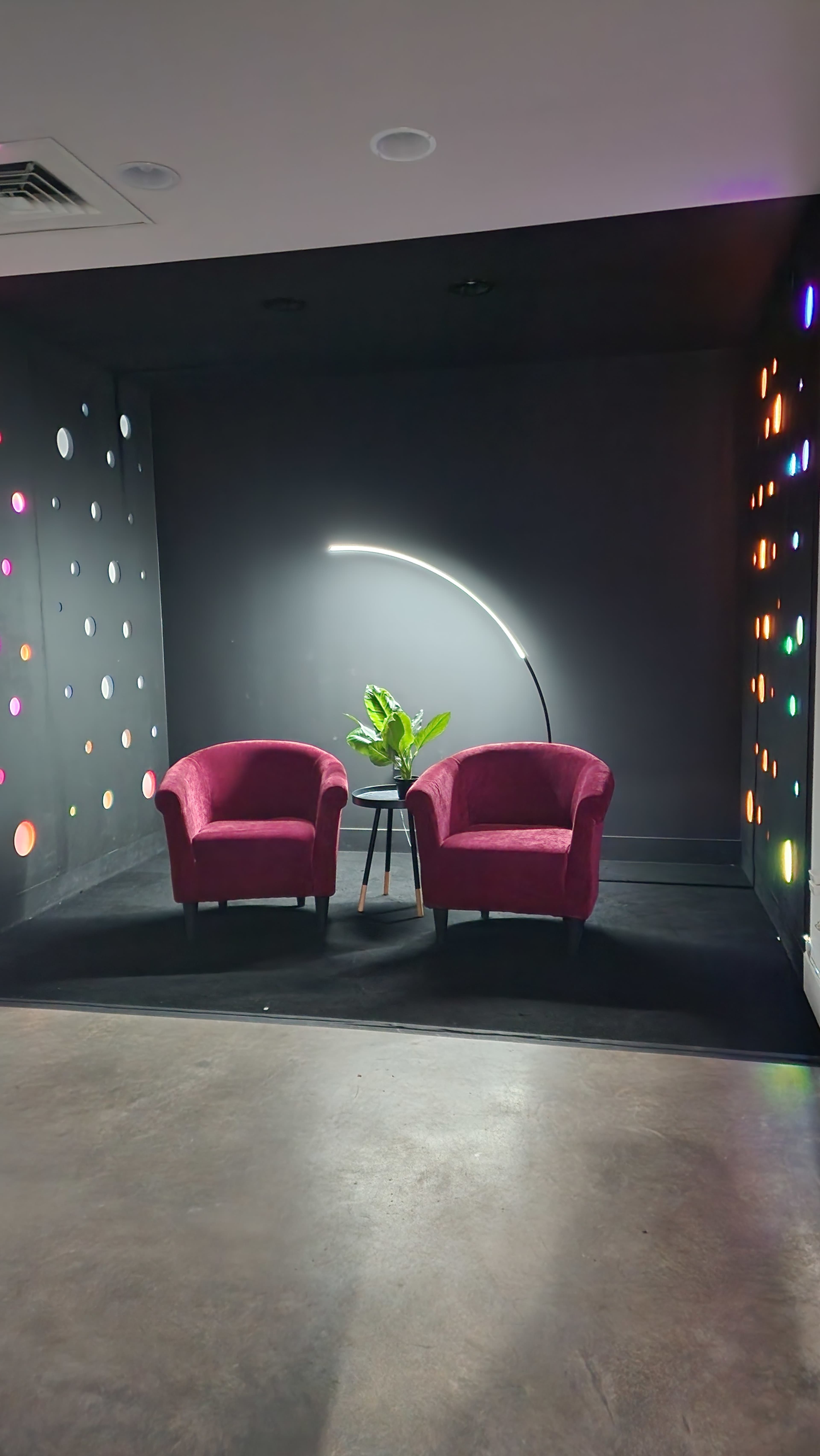 Funky LED Light Studio For Podcast, Photo & Video Image in South Hemphill Heights, Fort Worth, TX