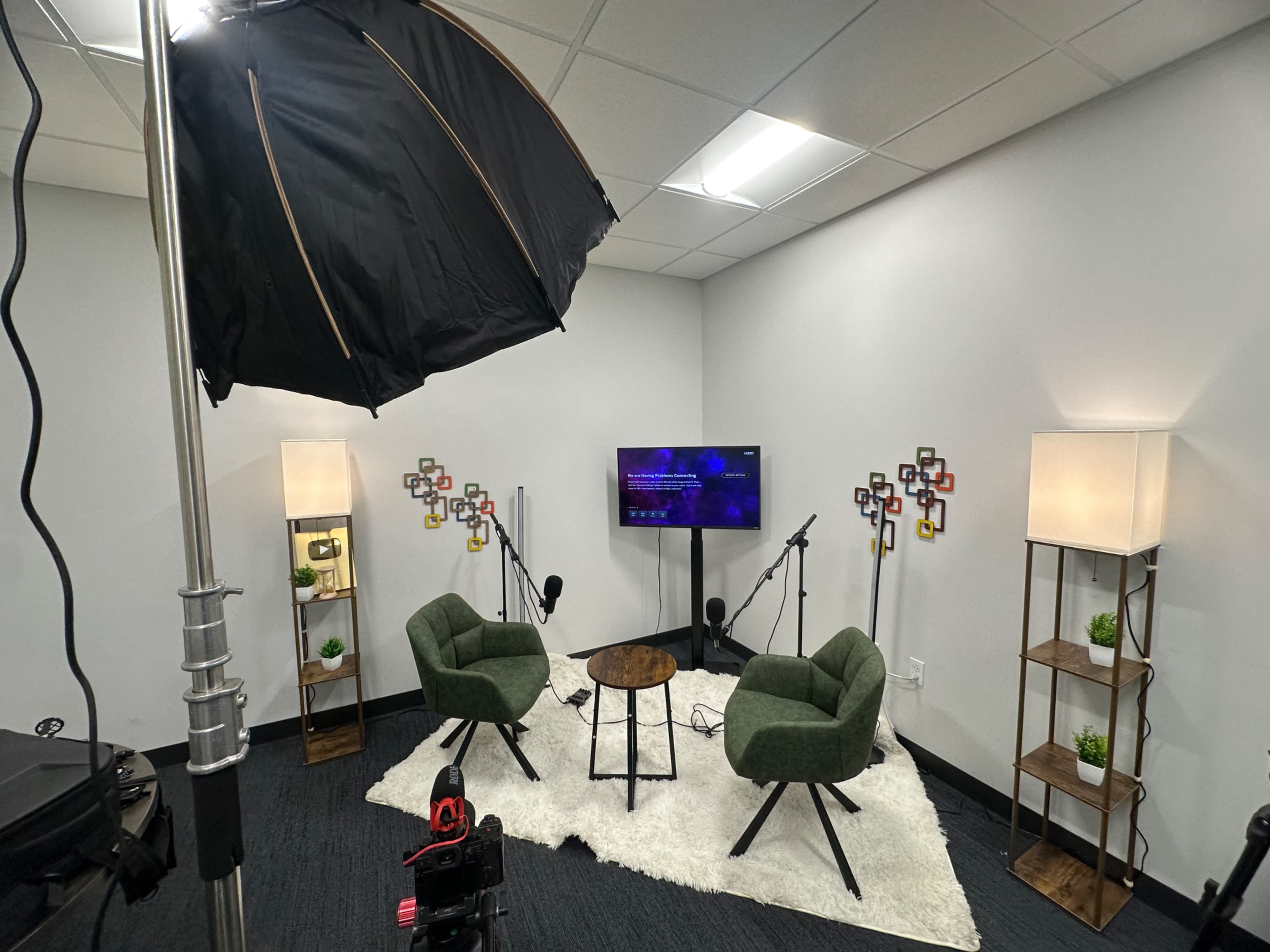 Video Podcast recording studio Image in Central Business District, New Orleans, LA