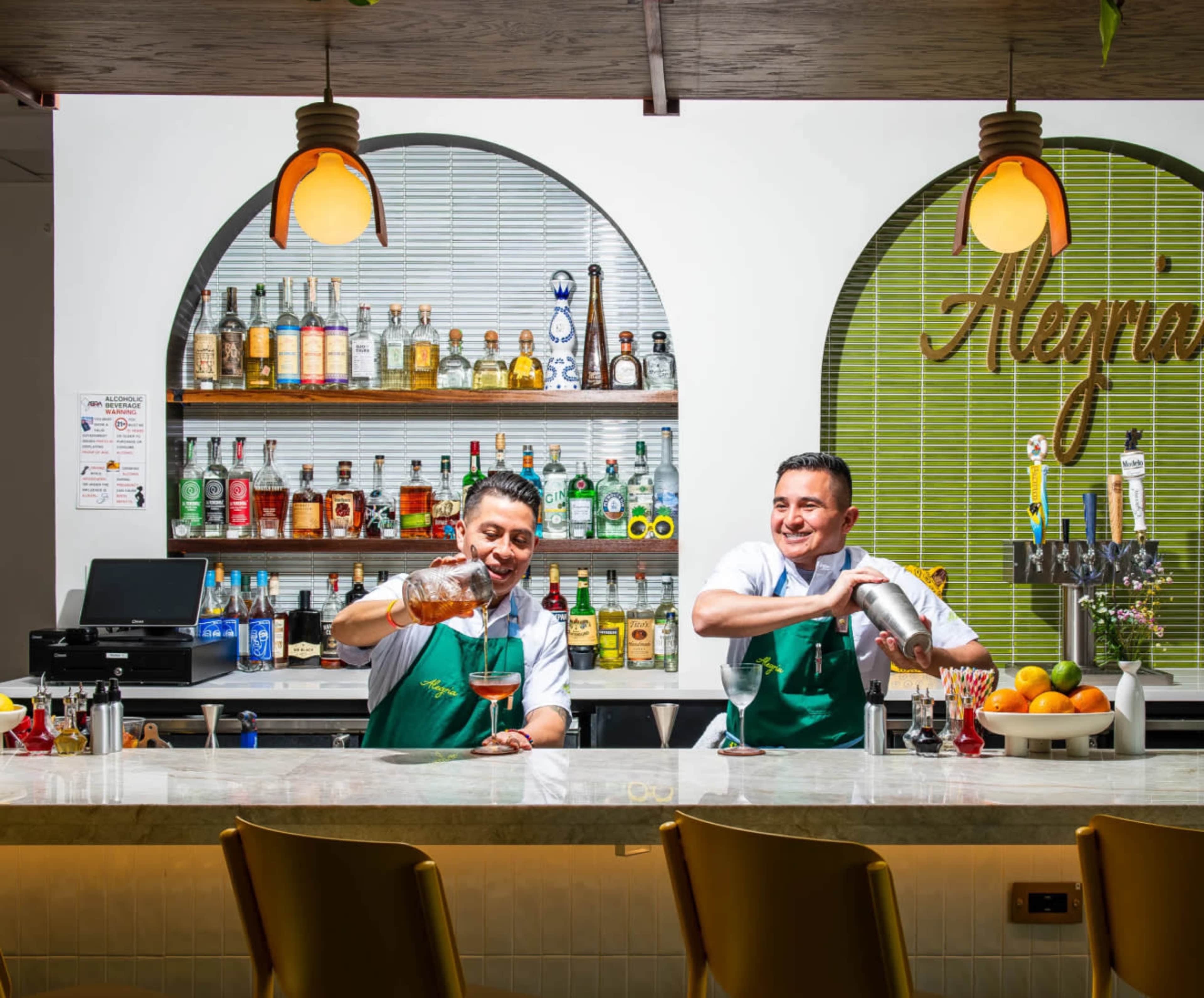 Lively Margarita Cocktail Bar with Bright Modern Design Image in Northeast Washington, Washington, DC