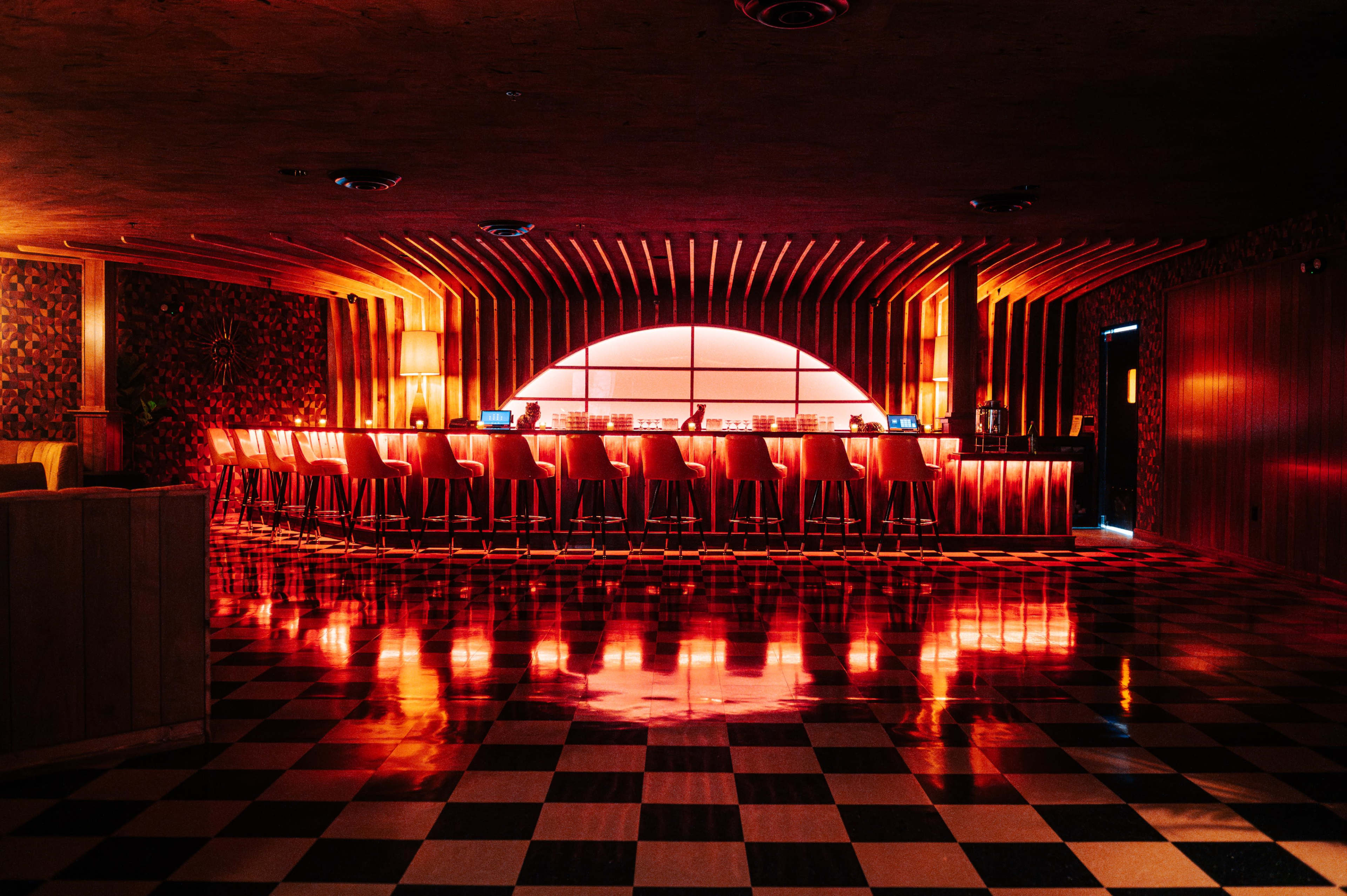 Mid century modern, Sexy, Barbershop speakeasy Image in The Gulch, Nashville, TN