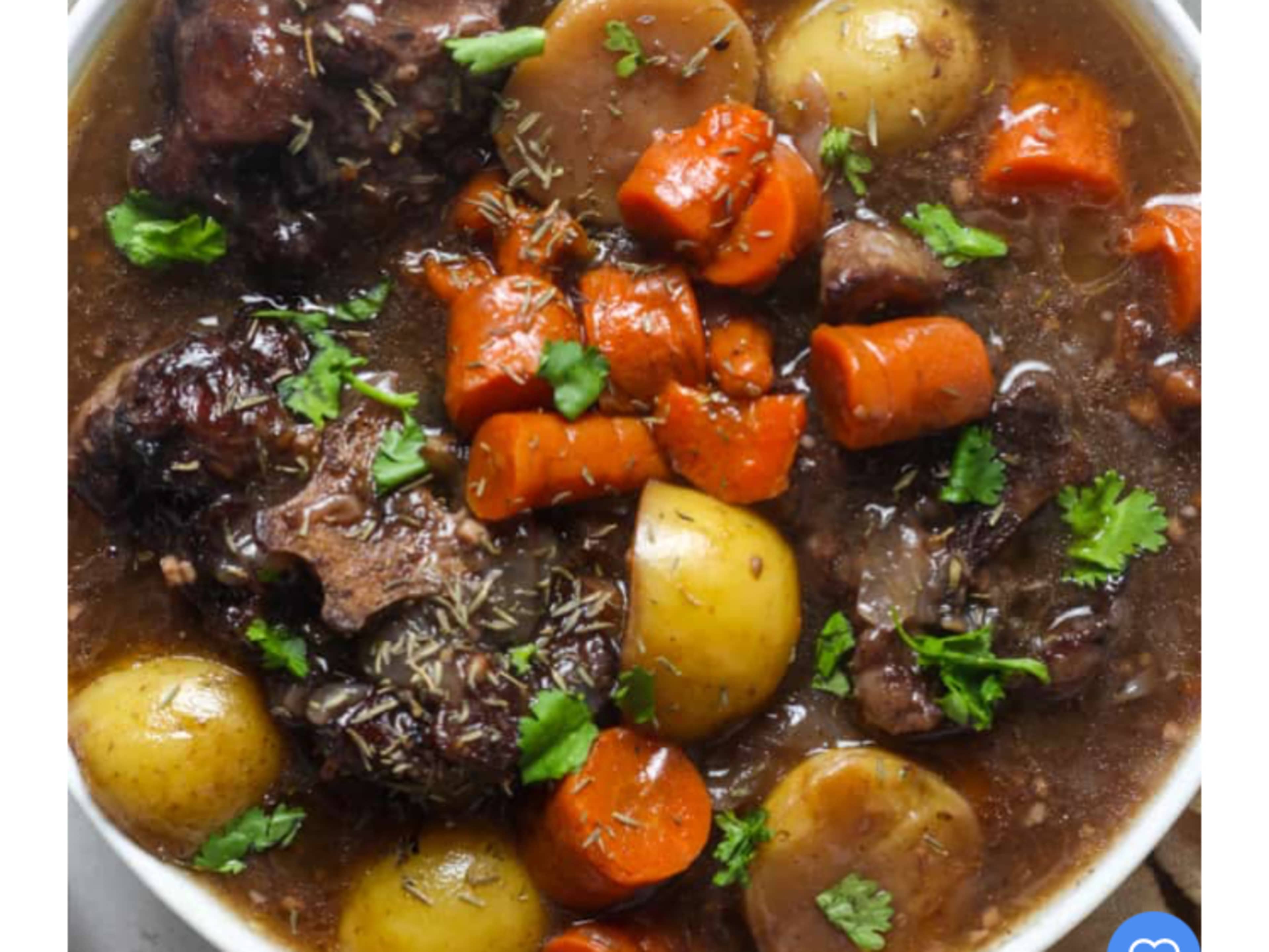 Oxtail stew 