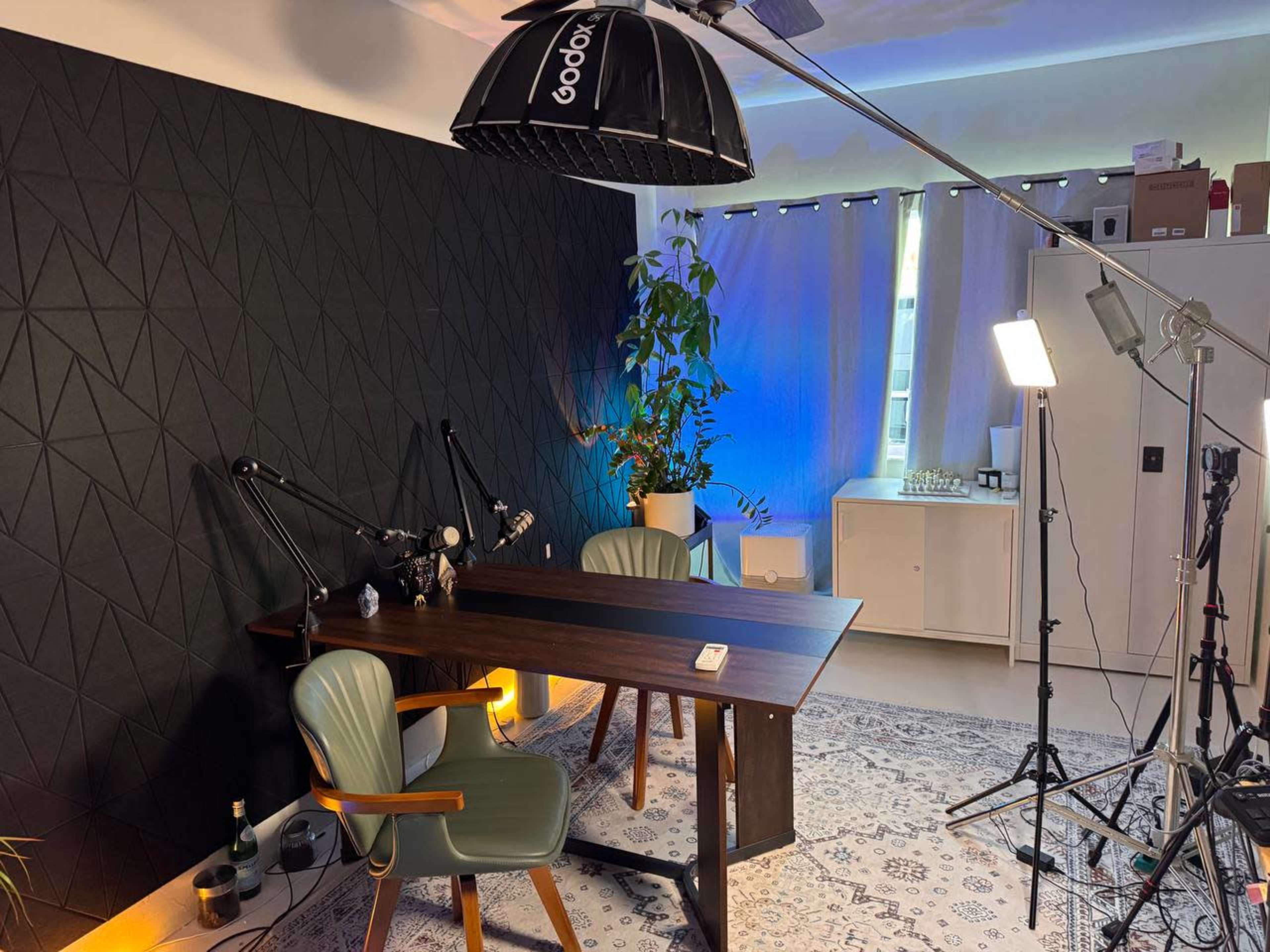 Professional Podcast Studio with 3 Cameras in Miami Beach Image in Biscayne Point, Miami Beach, FL