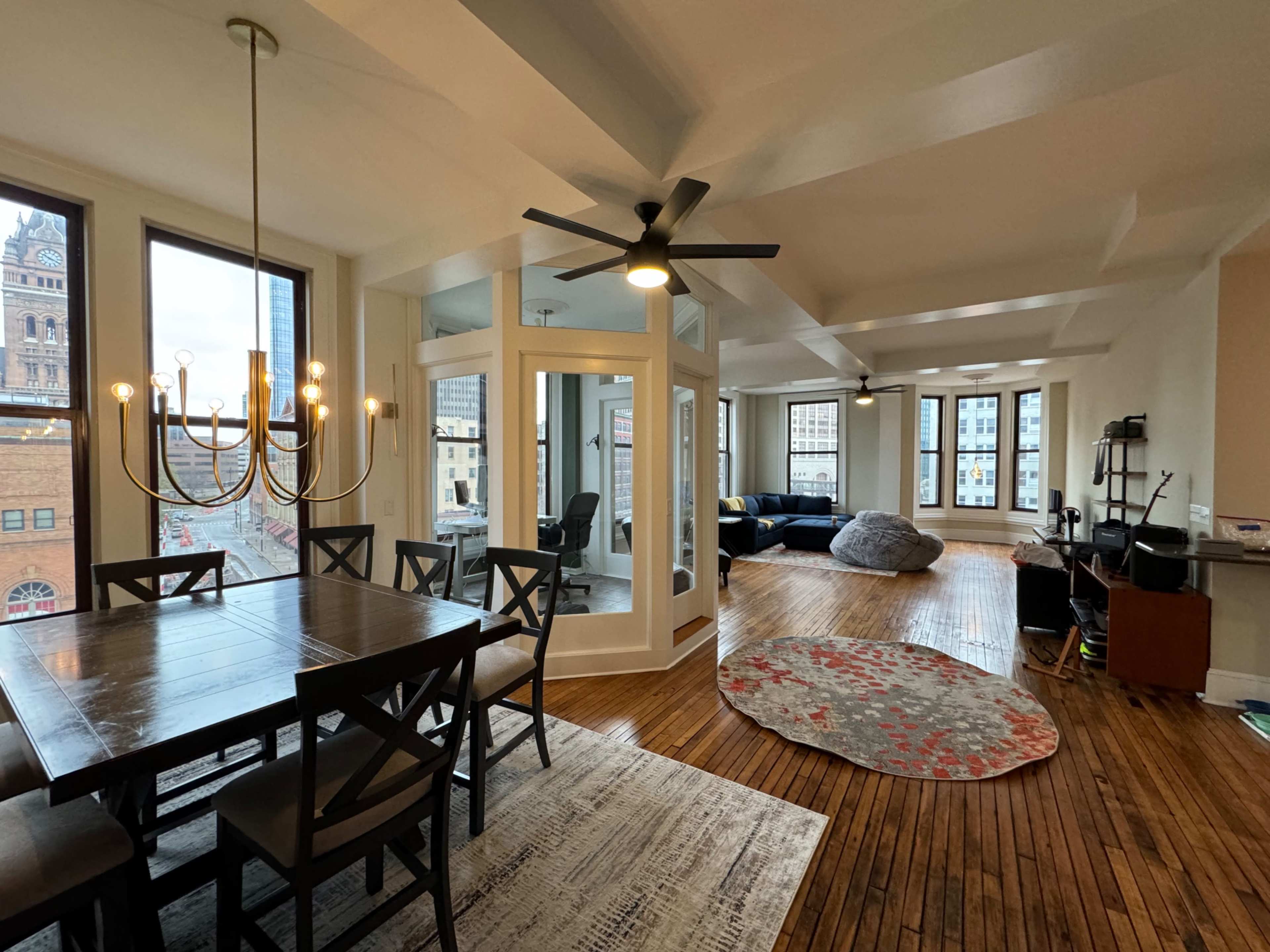 Downtown Milwaukees Penthouse in Theater District with River and Skyline View Image in Kilbourn Town, Milwaukee, WI