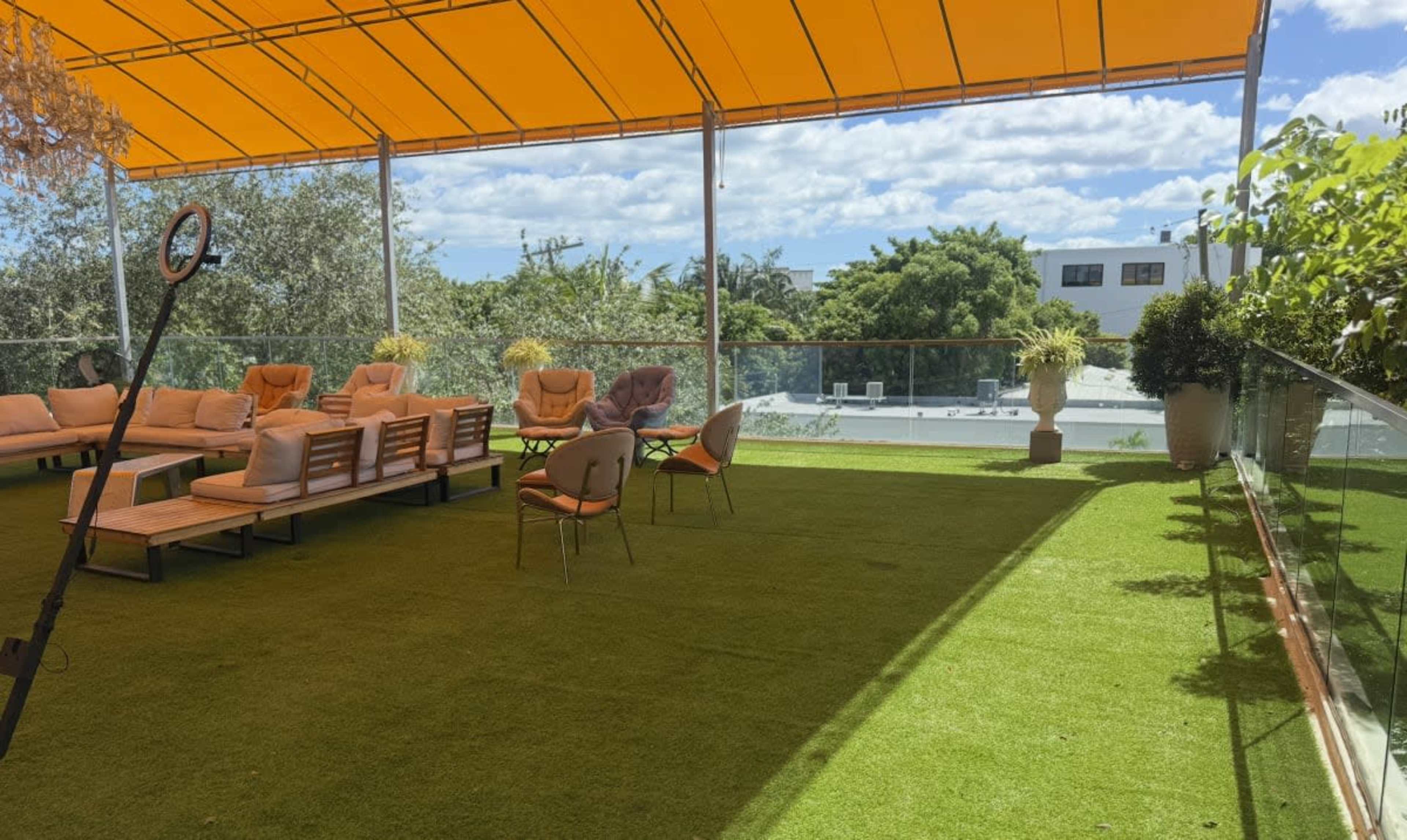 Covered Rooftop Terrace Oasis in the Heart of Miami Image in Coral Way, Miami, FL