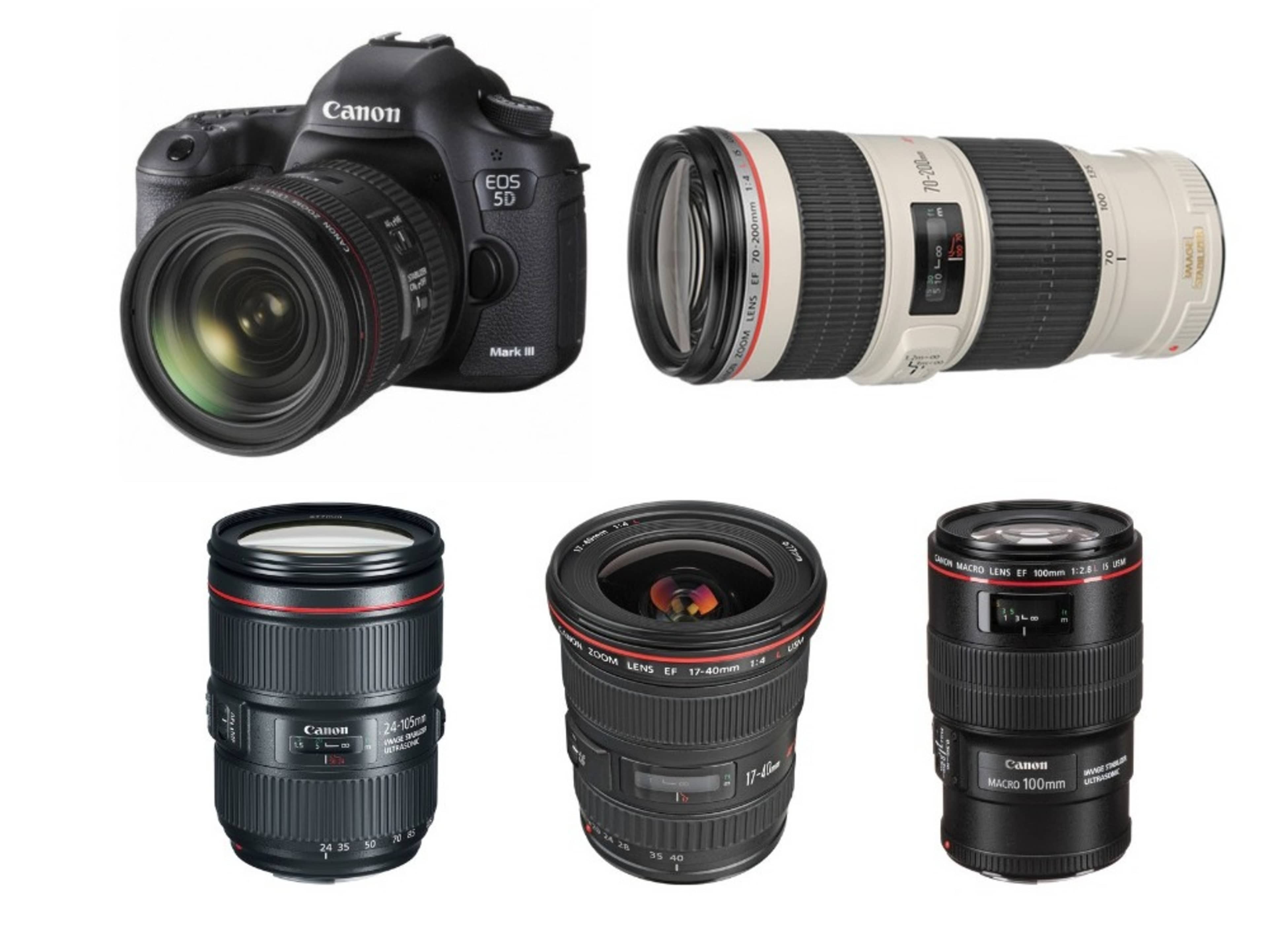 Canon5D MKiii Camera and Lens