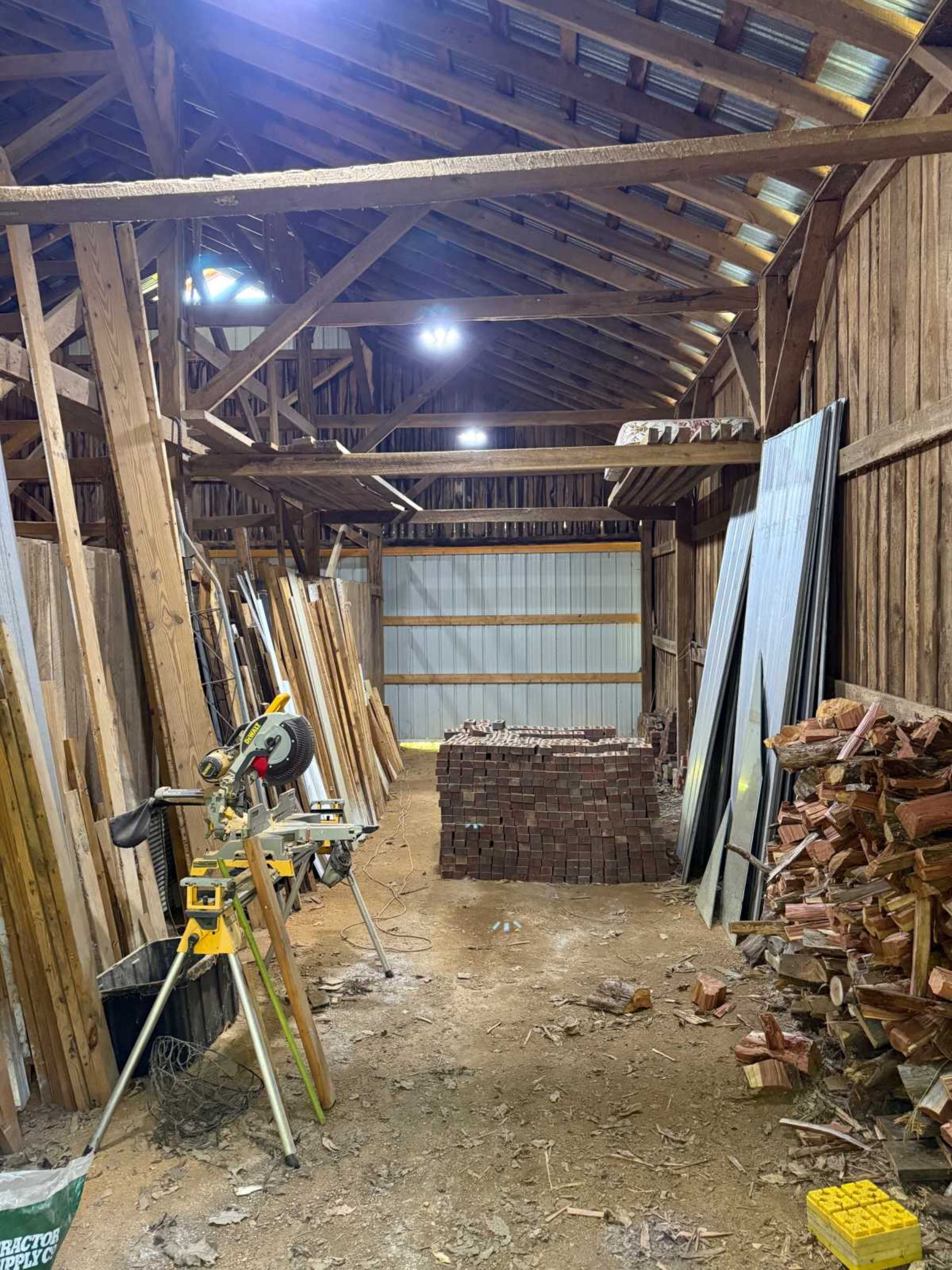 Charming Historic Barn Studio with Acres of Rolling Hay Meadows and Scenic Forested Upper Ridgeline Image in , Mount Pleasant, TN