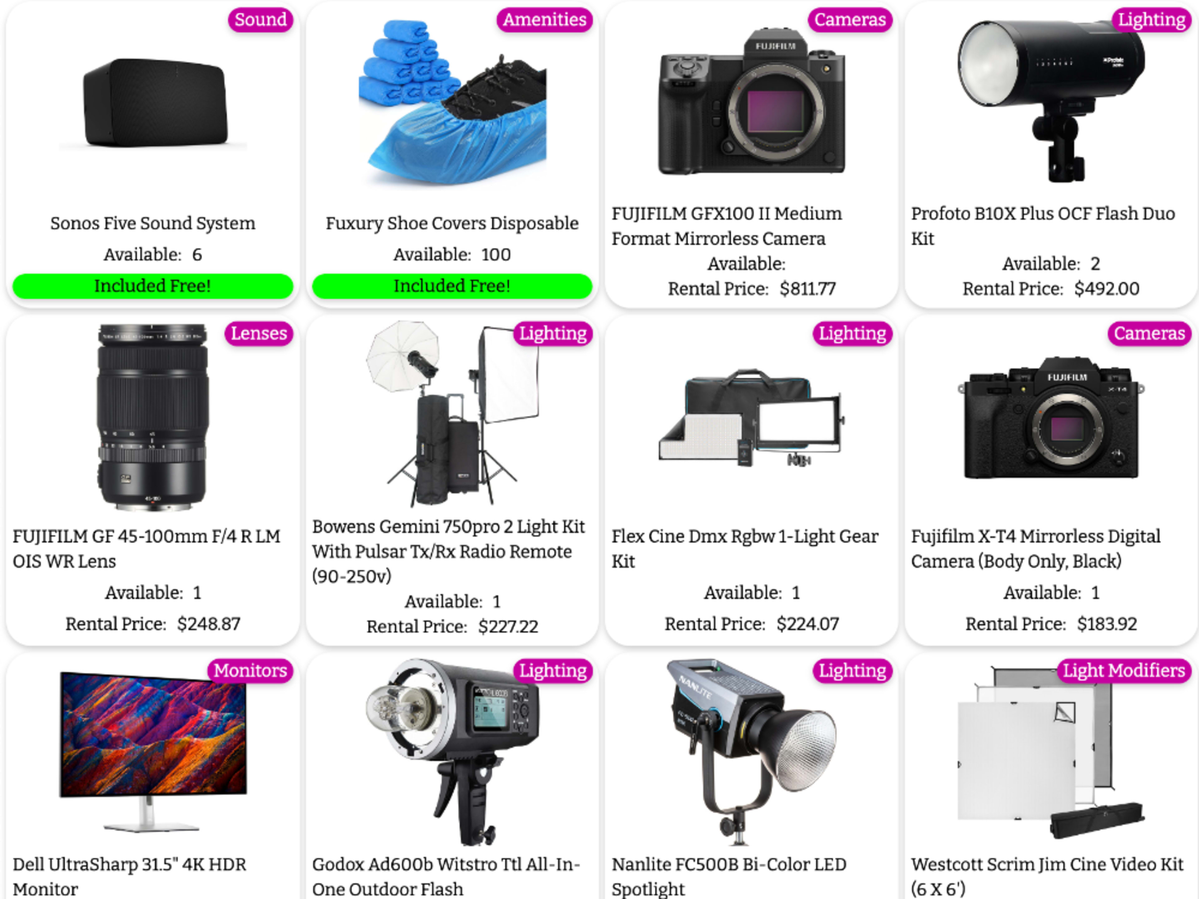 Huge Collection of Add-on Inventory