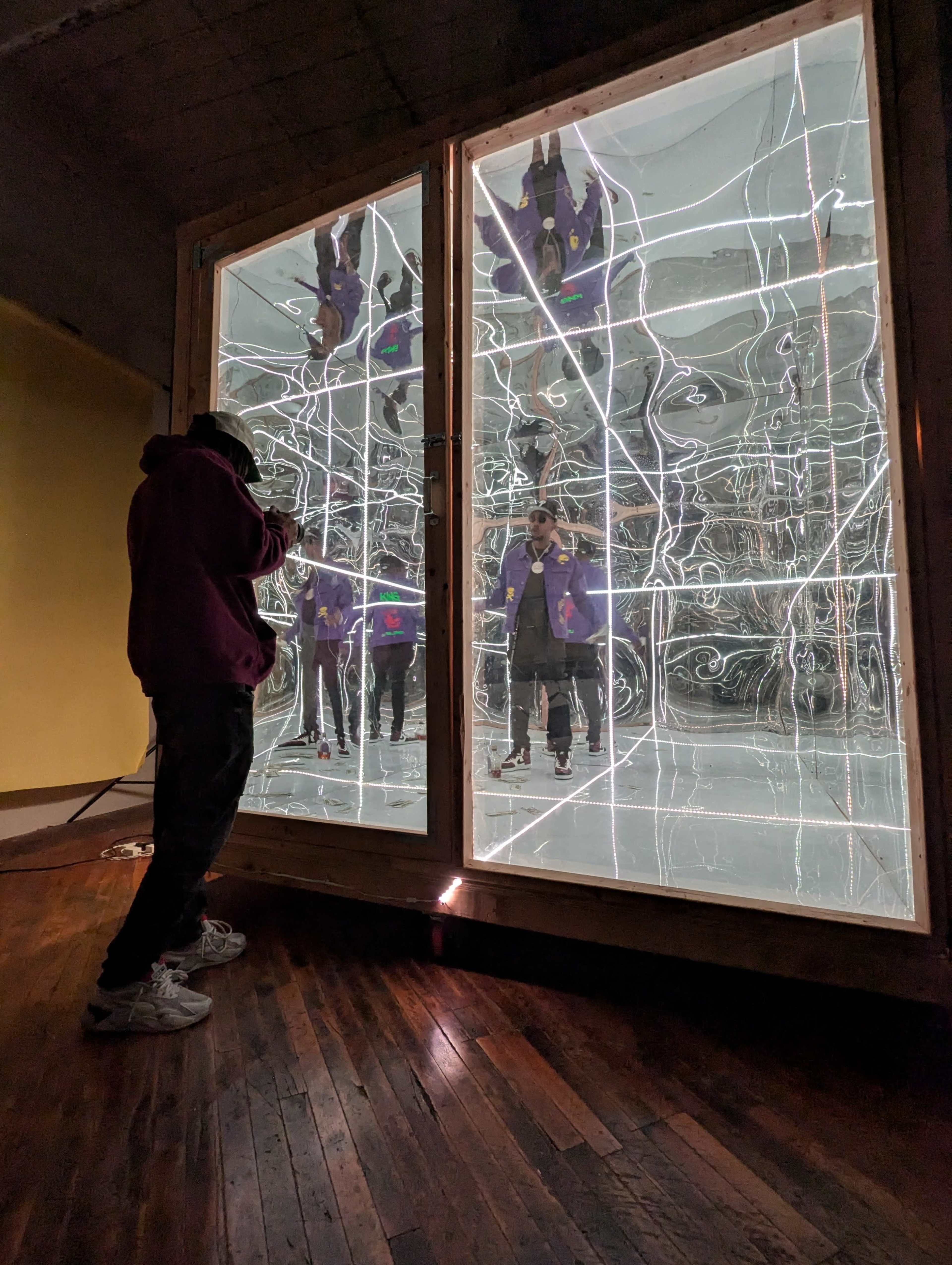 4-Set Urban Studio | Infinity Cube | 360° Black | Industrial Loft | Backdrop Image in North Philadelphia, Philadelphia, PA