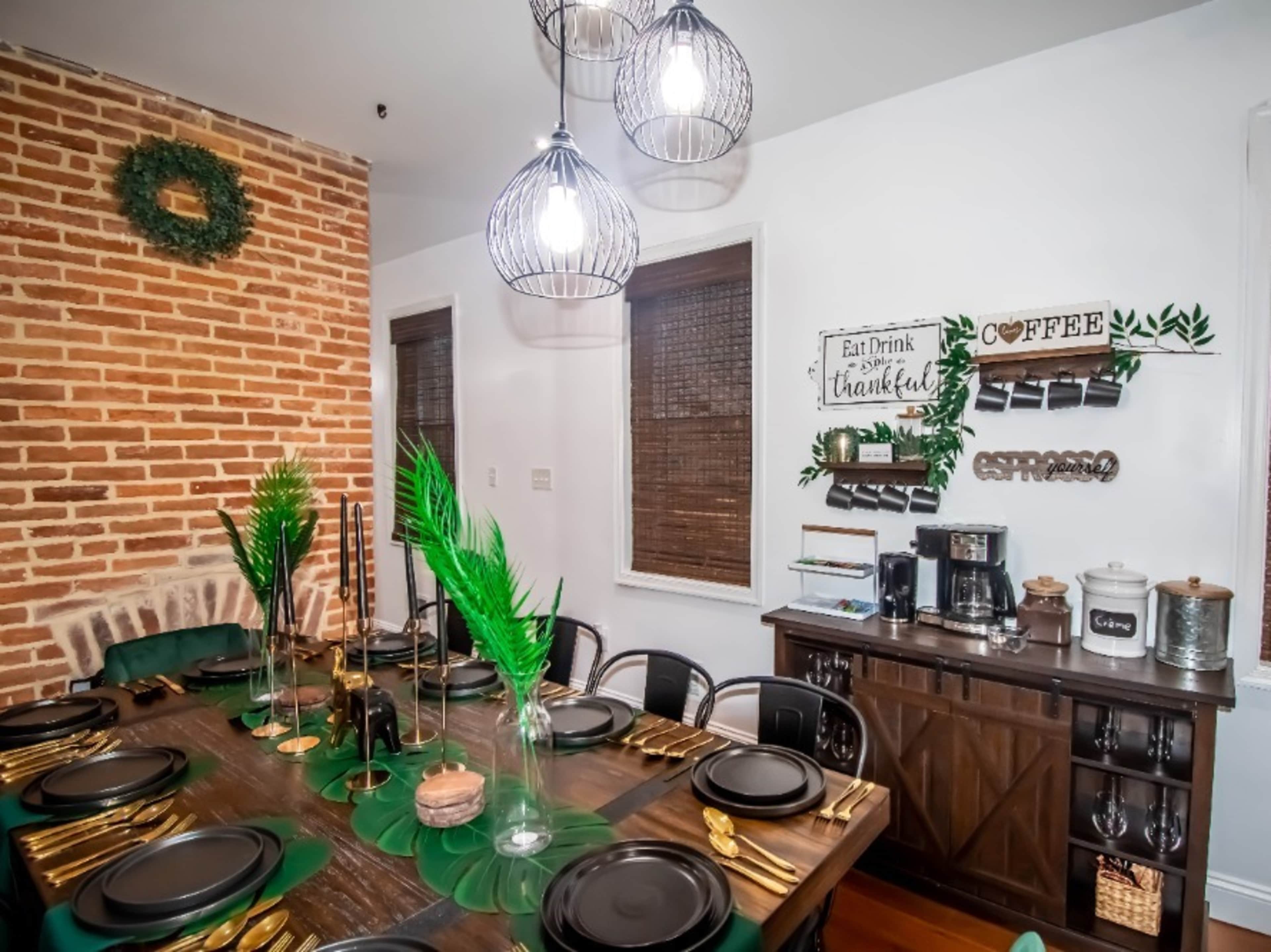 Table decor and linens