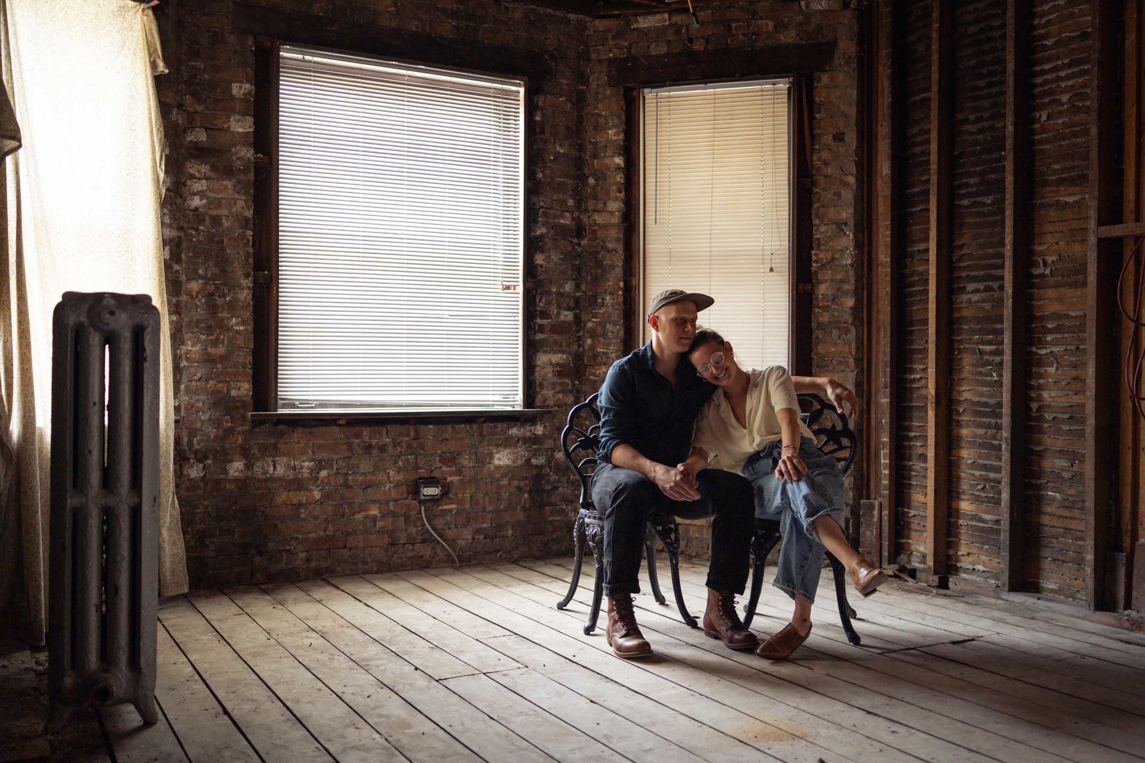 Raw & Rustic Urban Space with Exposed Brick - Unfinished First Floor Image in Ravenswood, Chicago, IL