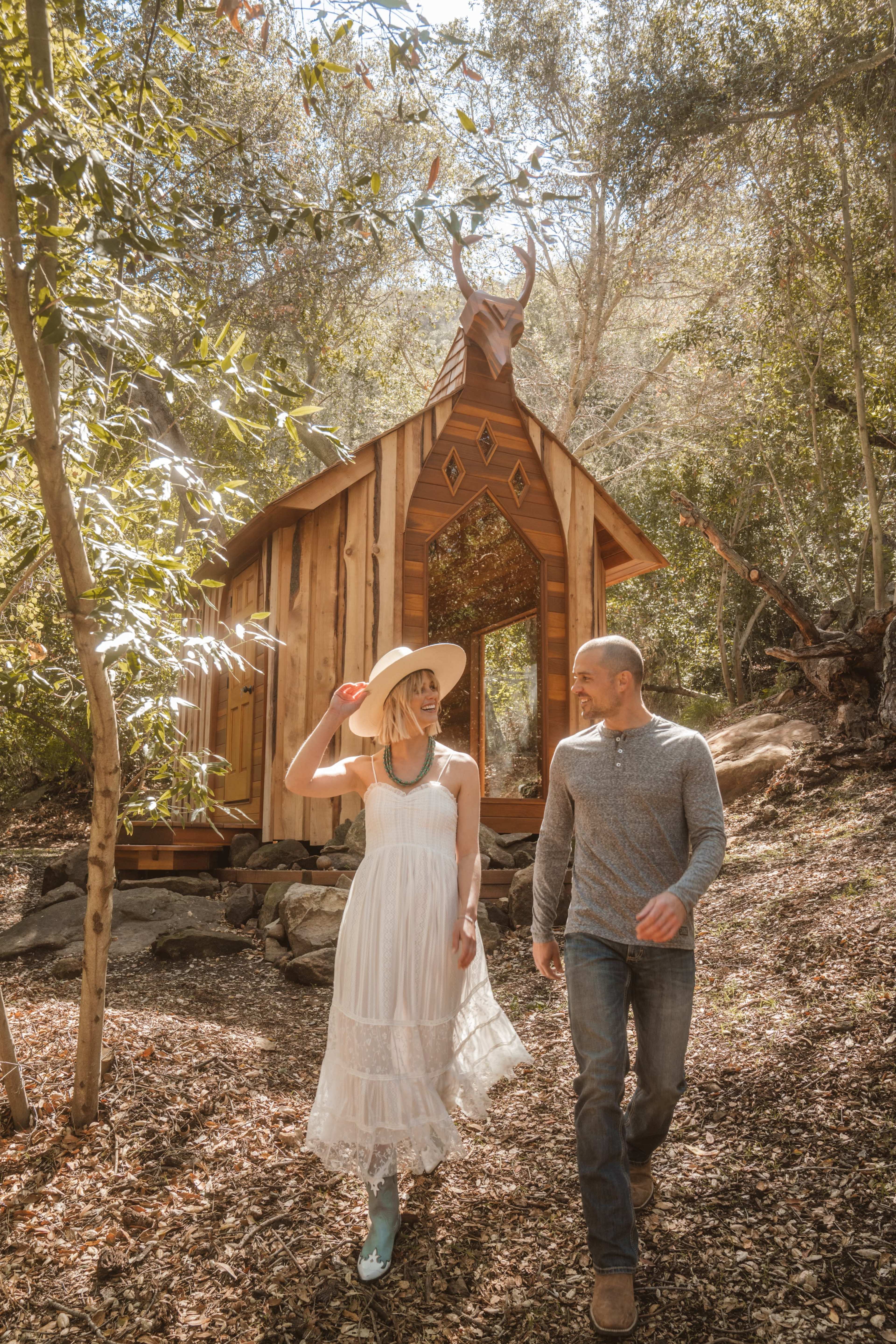 The Forest Temple Cabin at Butterfly Mountain Image in , topanga, CA