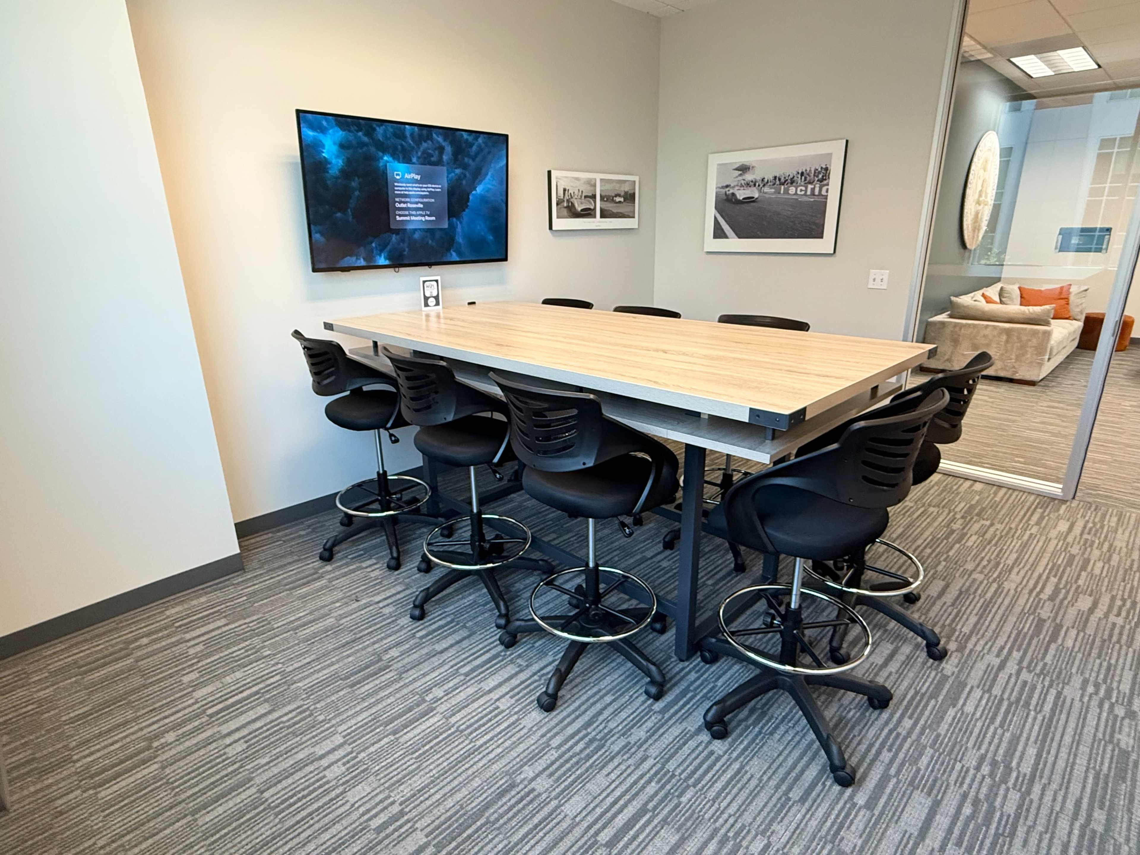 Private Meeting Room for 8 at Outlet Coworking in Roseville Image in Lead Hill, Roseville, CA