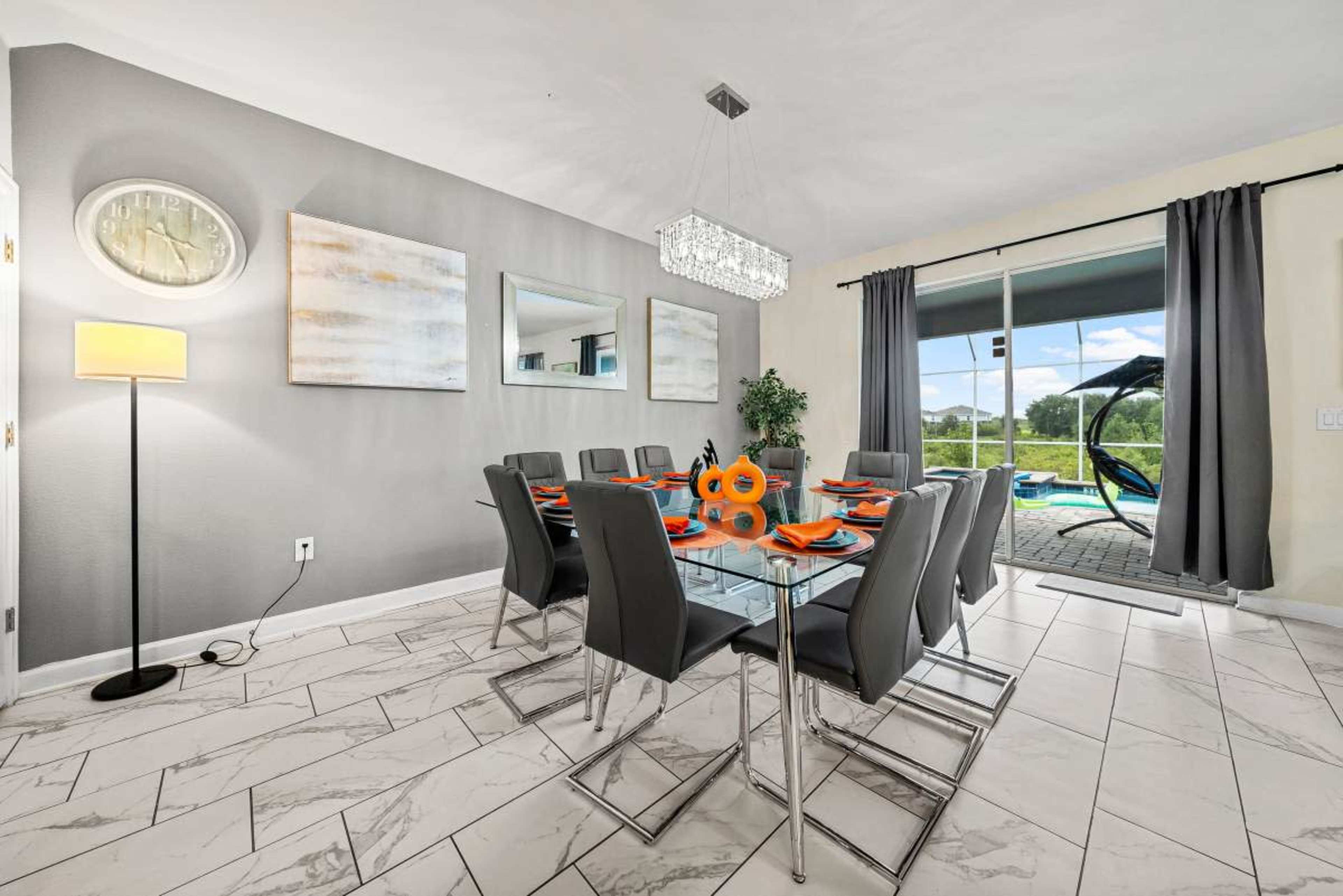 Upscale Disney Luxe : Near Clubhouse, Heated Pool, BBQ Grill, Fire Pit, EV Charger Image in Four Corners, Davenport, FL