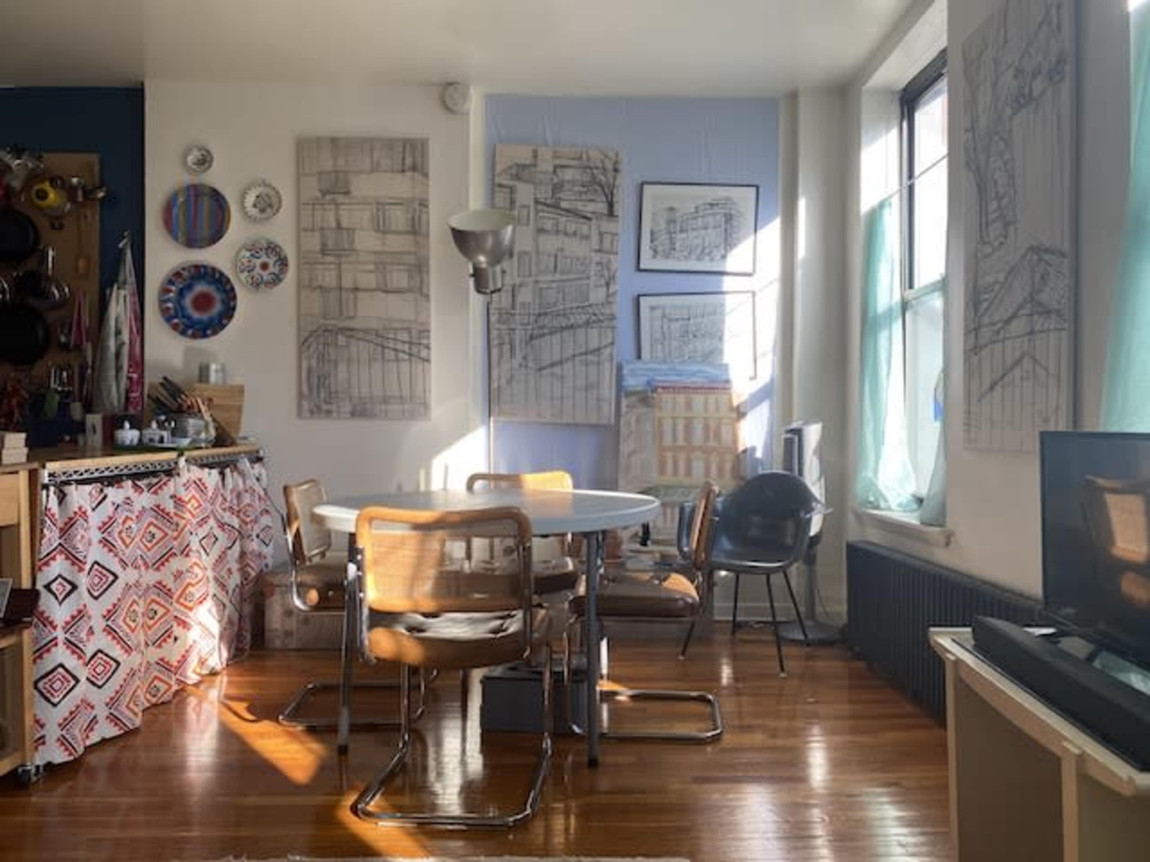 Colorful Artistic Boheme Brooklyn Apartment Image in Crown Heights, Brooklyn, NY