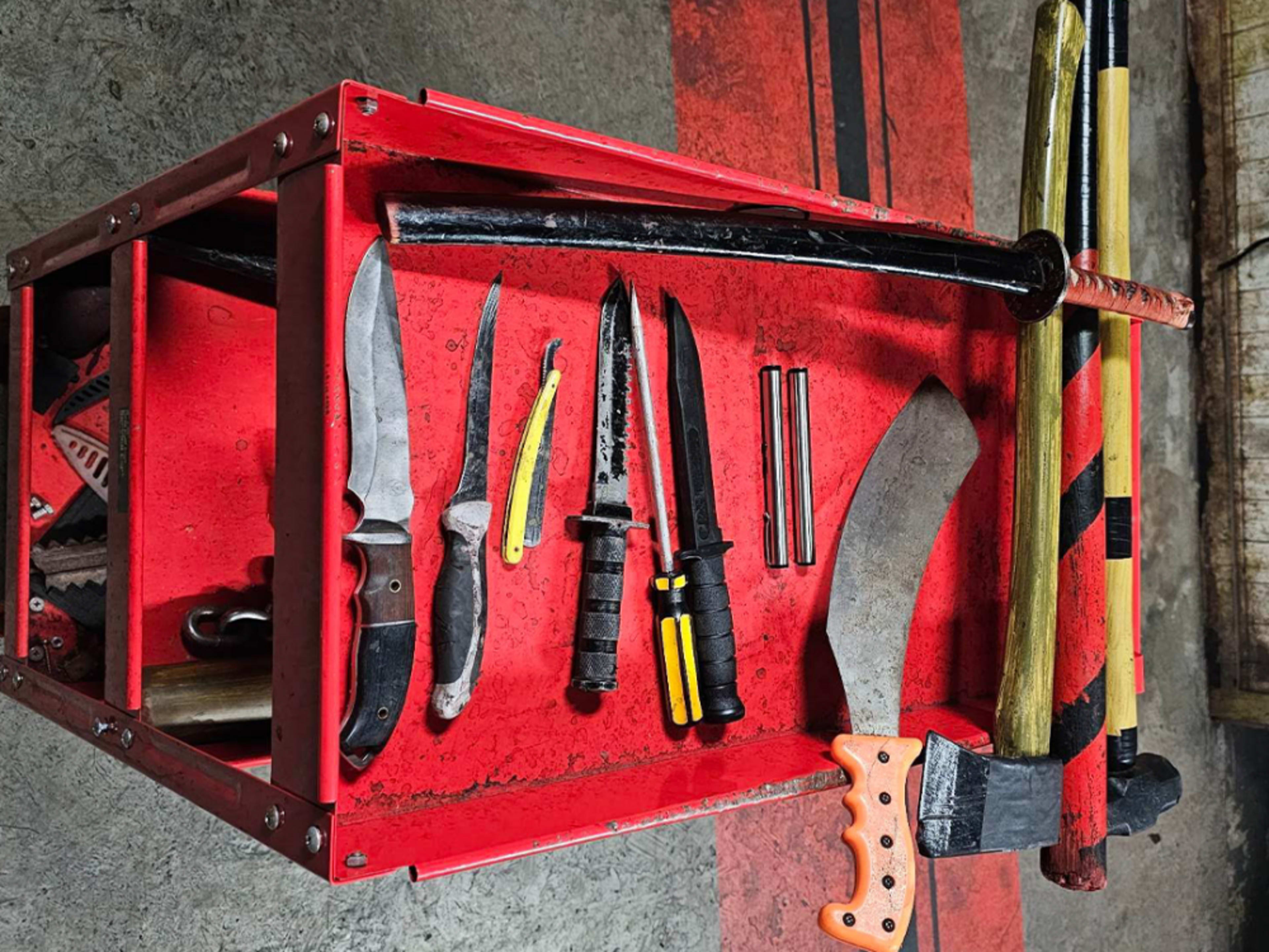 Various Stage Knives and Stage Props