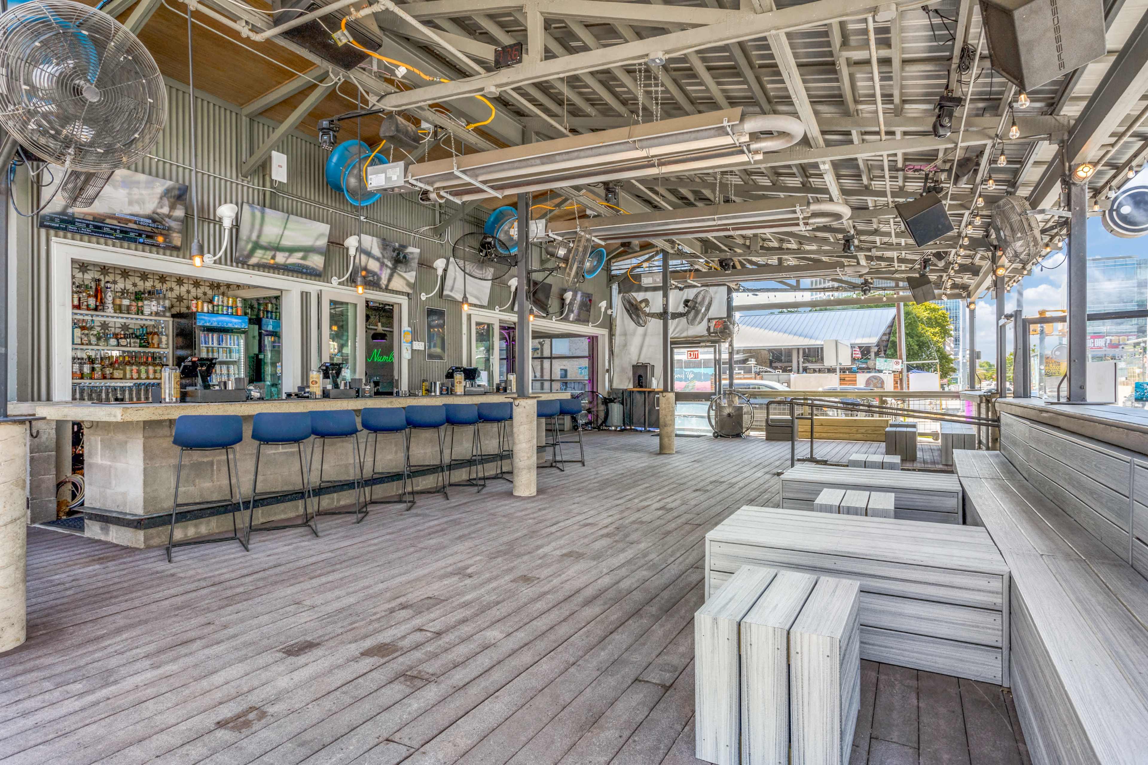 West 6th Bar with Covered Patio & Downtown Skyline Views Image in Downtown Austin, Austin, TX