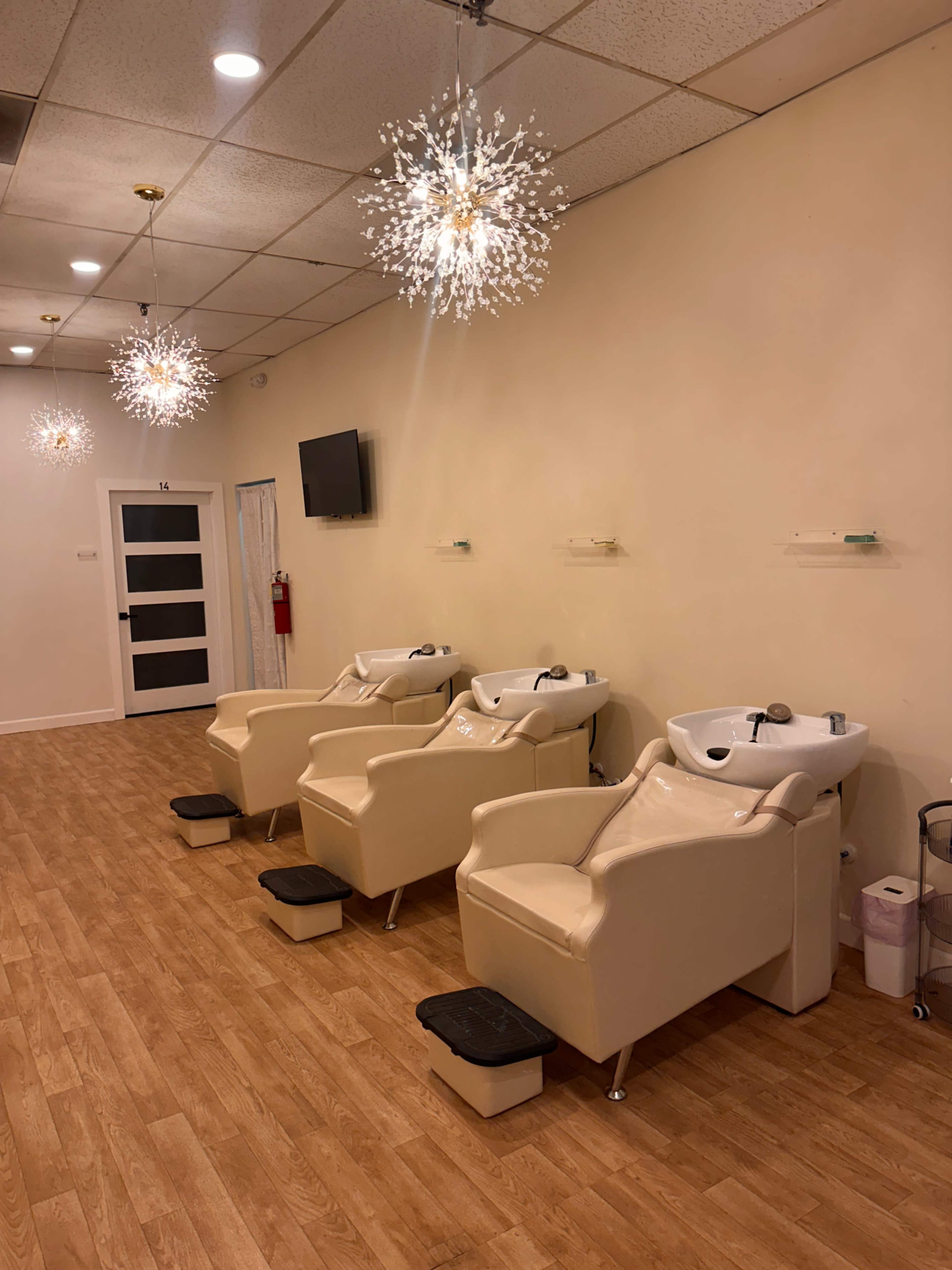 Pretty Powder Pink Soft Life Salon Suite Image in Jonesboro, Jonesboro, GA